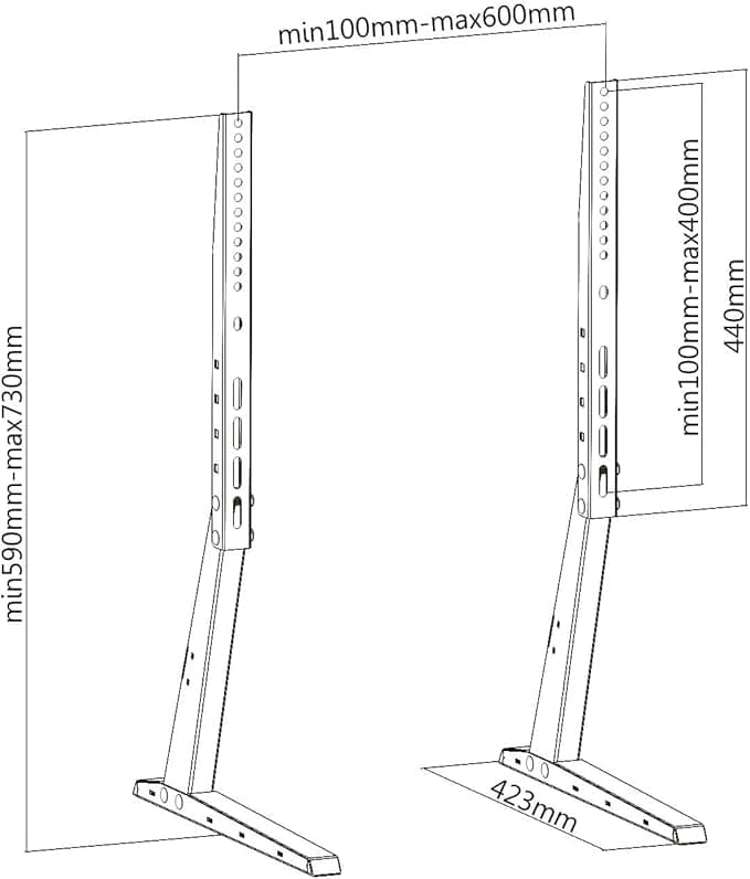 PUREMOUNTS TV Standfuß PM-TVS-02