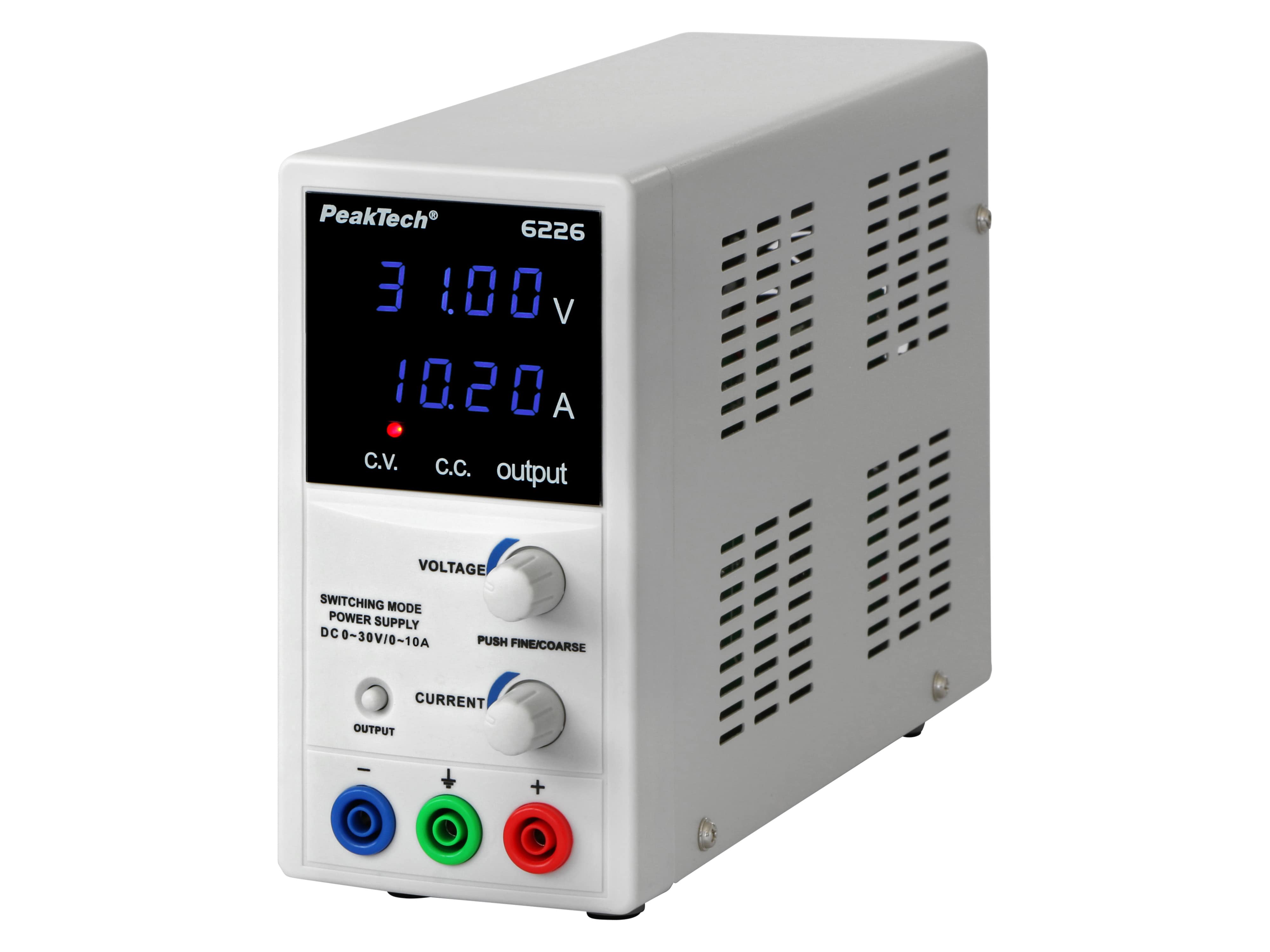 PEAKTECH Labornetzteil, P 6226, 0...30 V/ 0...10 A