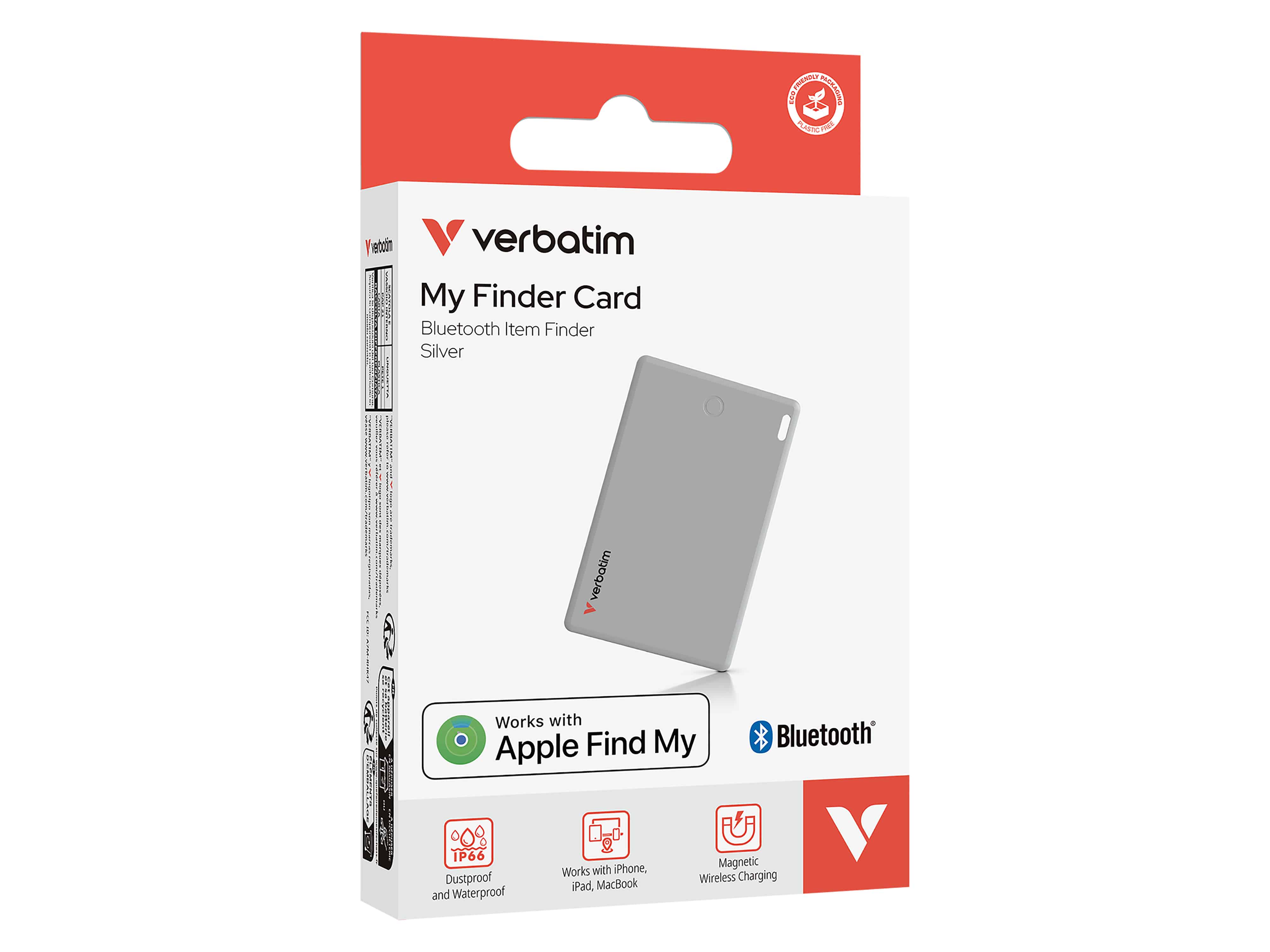 VERBATIM Bluetooth-Tracker MyFinder Card silber