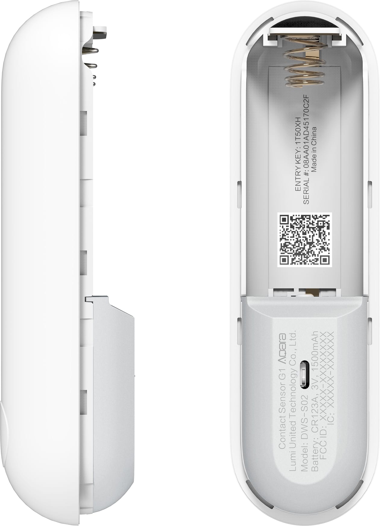 AQARA Tür- und Fenstersensor P2 DW-S02D, mit Alarmanlage, weiß