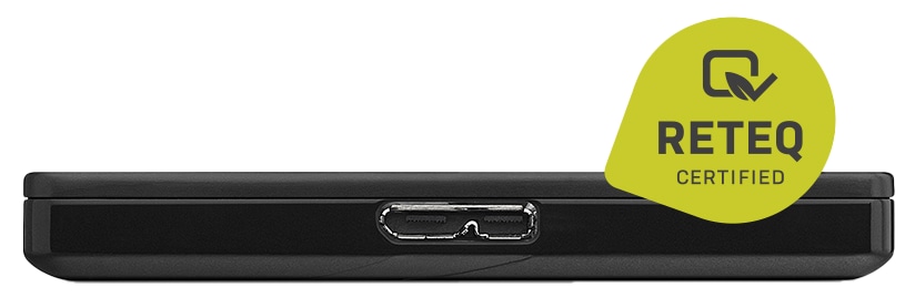 SEAGATE USB3.0 HDD Backup Plus Slim, 1TB, 2,5" Refurbished