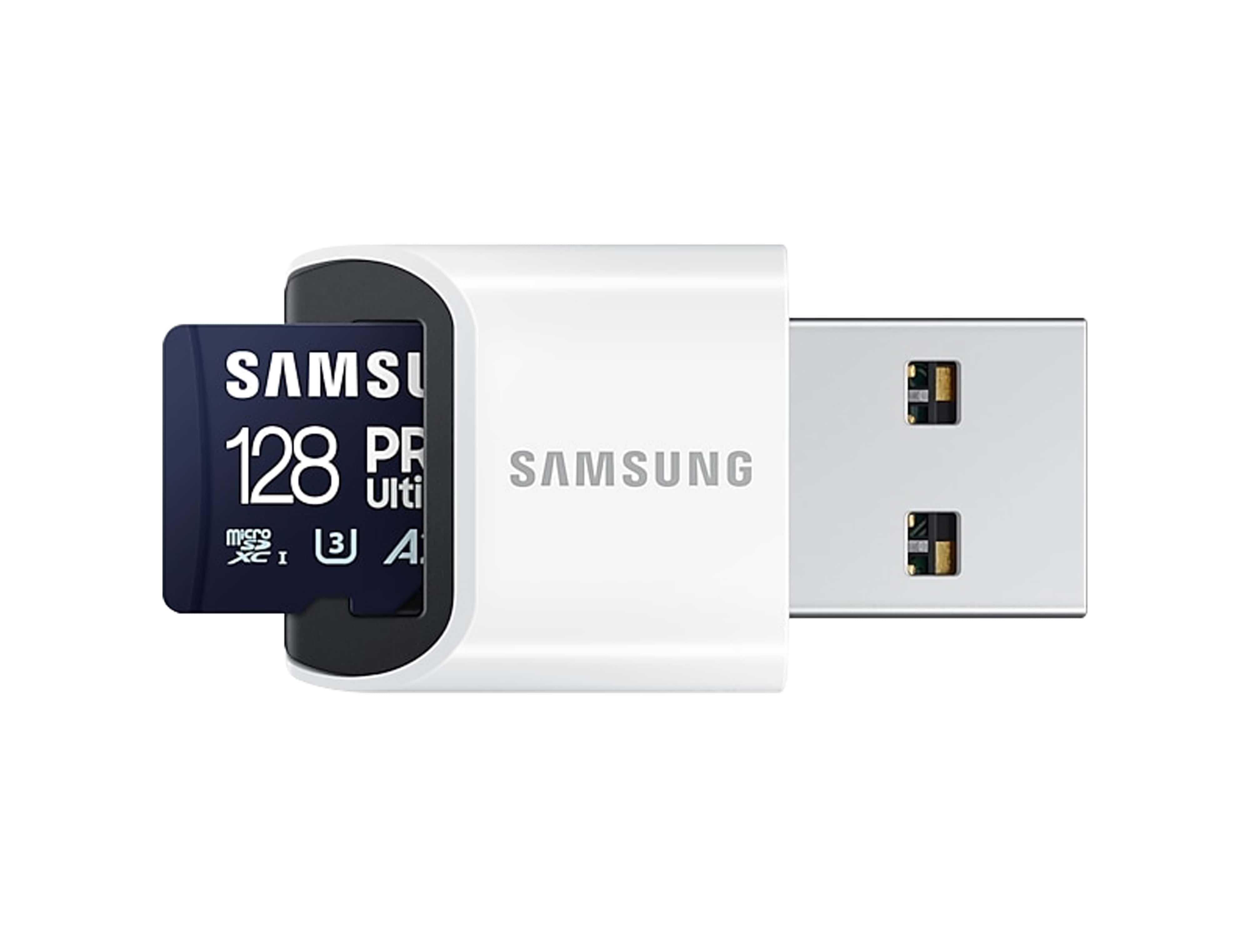 SAMSUNG MicroSDXC-Speicherkarte PRO Ultimate (2023) 128GB inkl. USB-Kartenleser