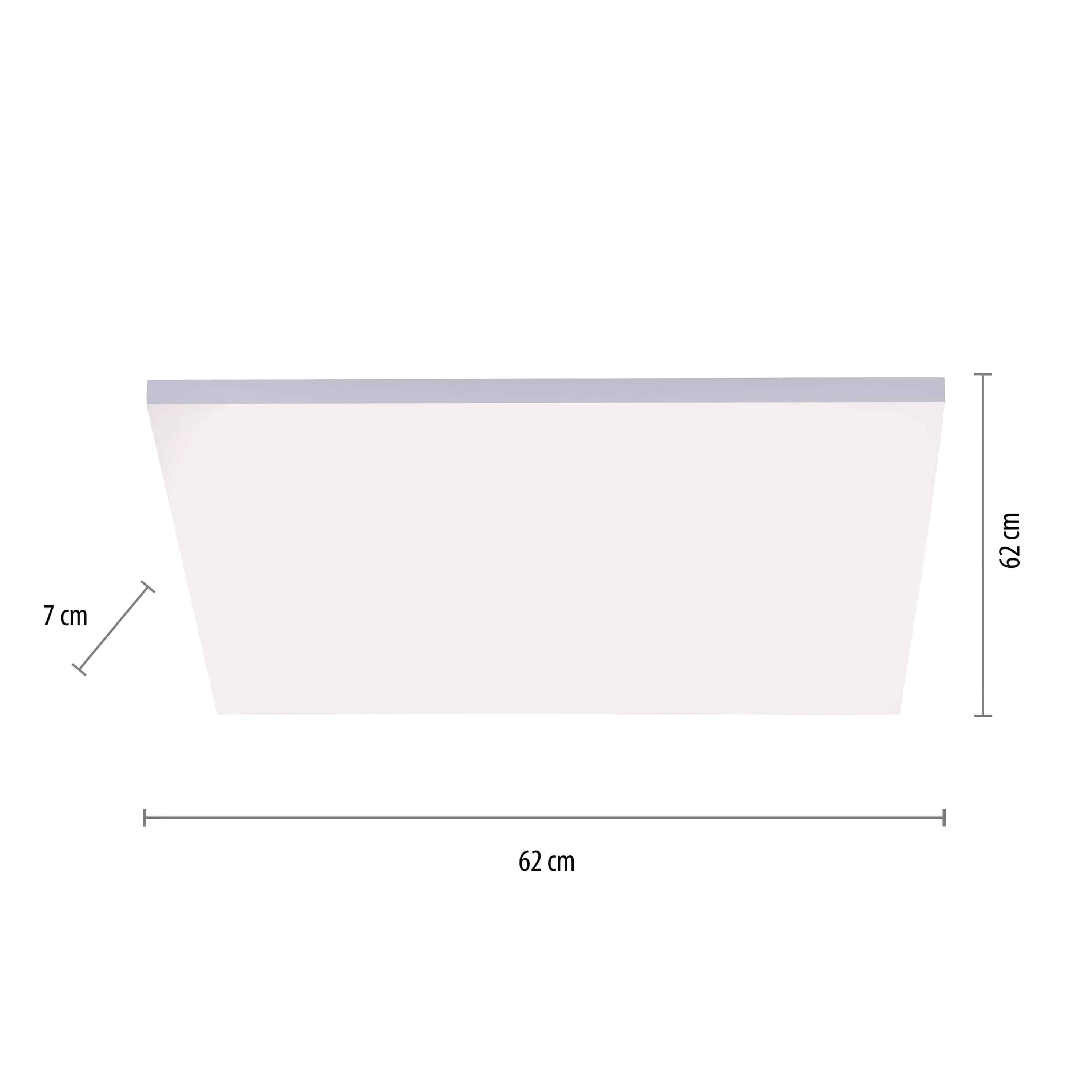 PAUL NEUHAUS LED-Deckenleuchte 8492-16 weiß, 35 W, 4500 lm, CCT