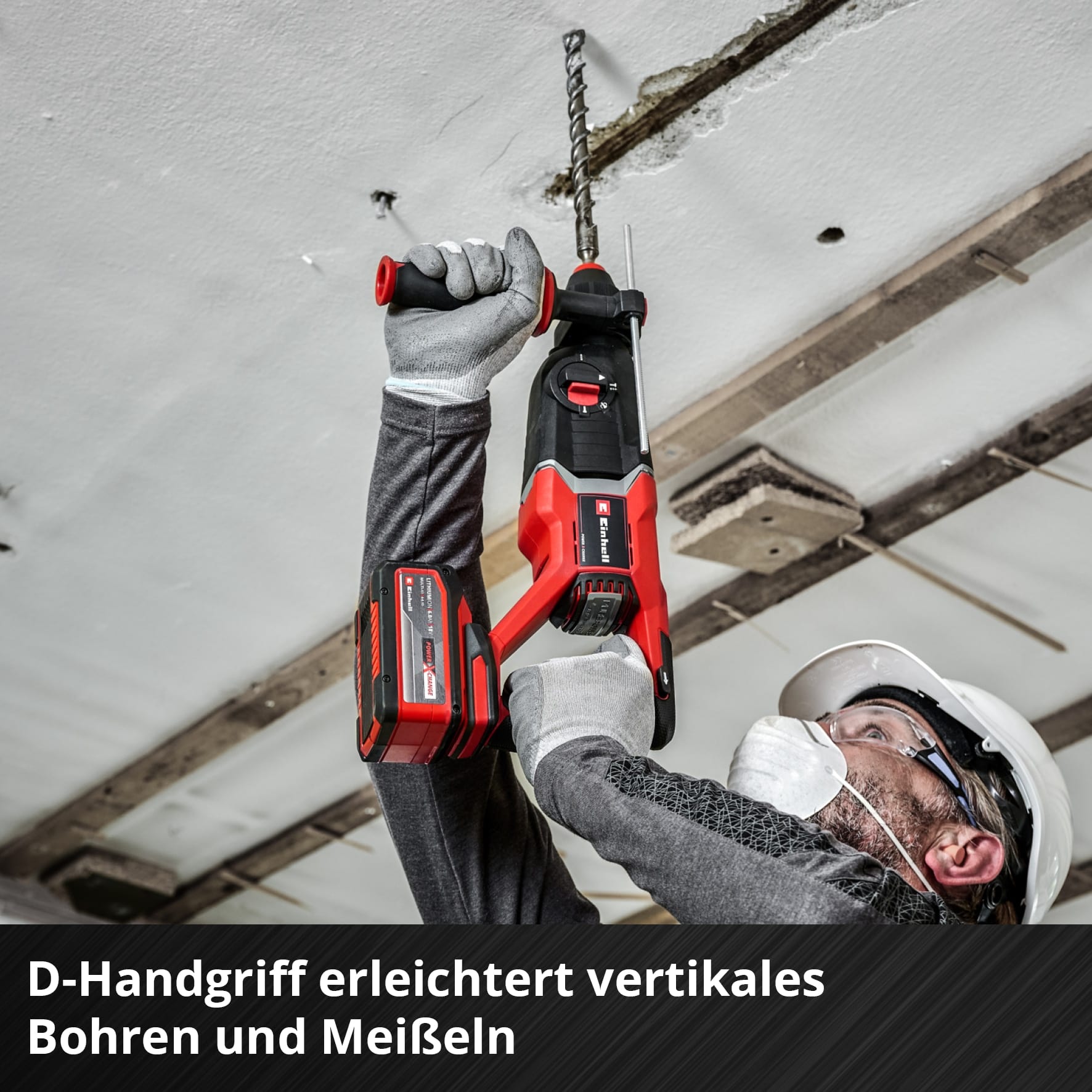 EINHELL Akku-Bohrhammer TP-HD 18/26 D Li BL-Solo