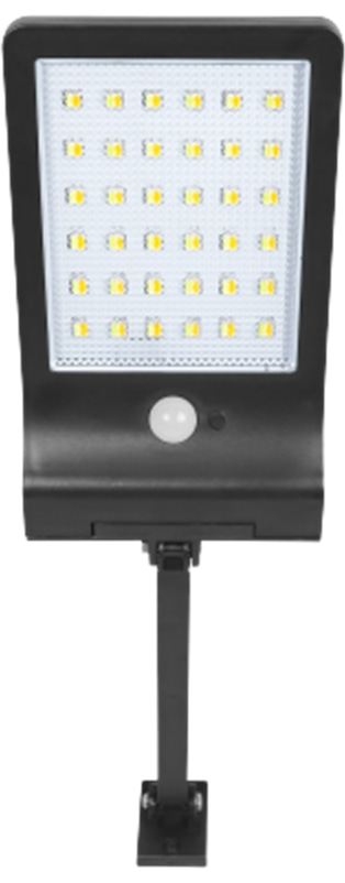 LUXULA Solar LED-Wandleuchte, PIR-Sensor, kaltweiß