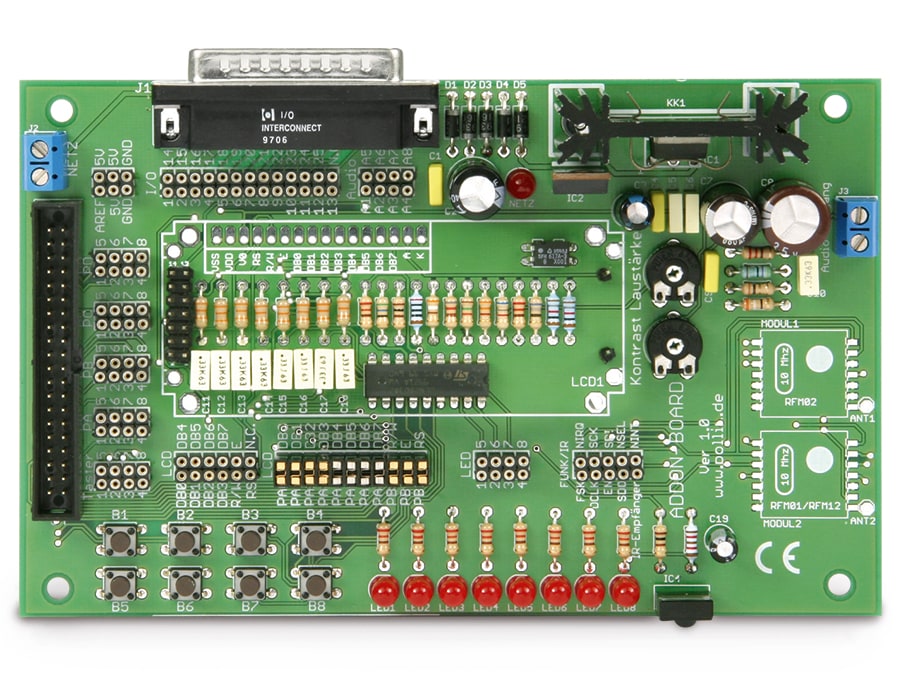 Bausatz ATMEL Addon-Board V1.0