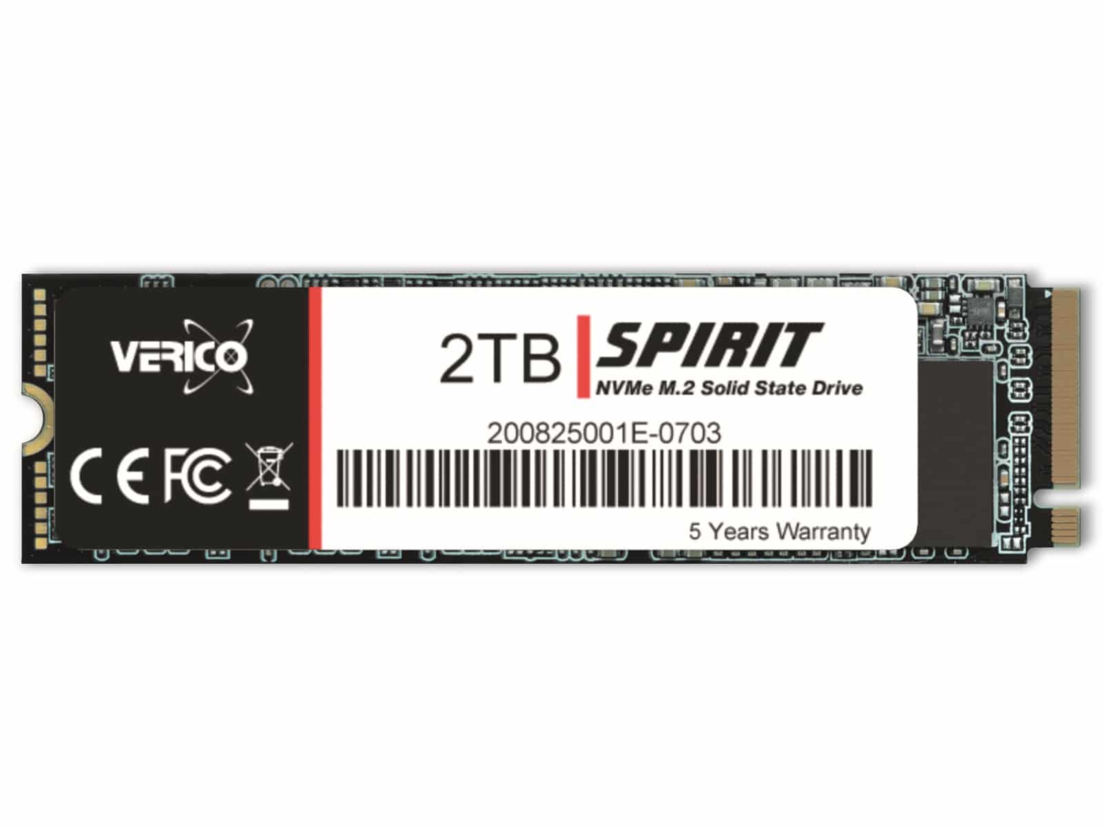 VERICO M.2 SSD Spirit, NVMe, PCIe, 2 TB