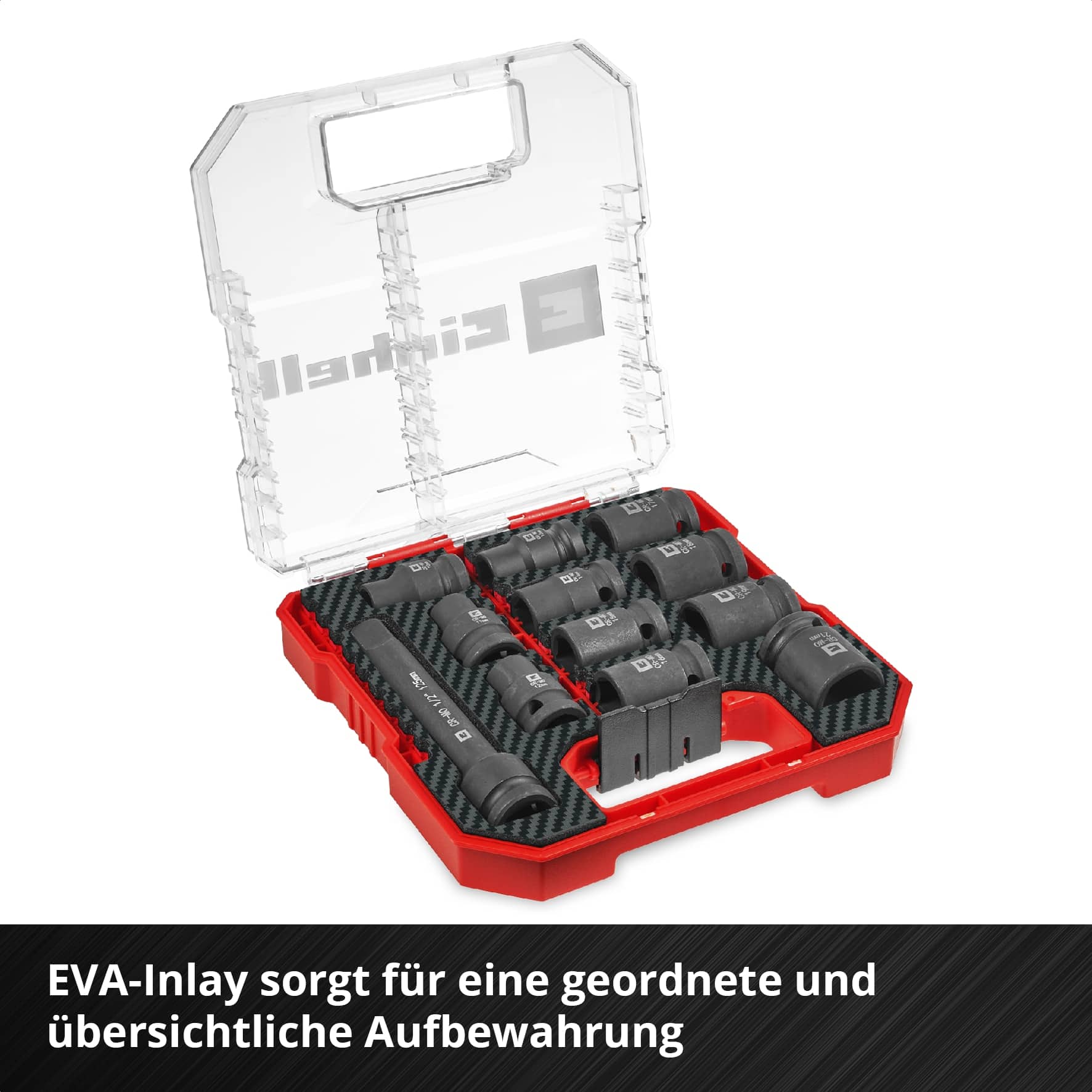 EINHELL Impact Stecknuss-Set, 109283, 12-teilig