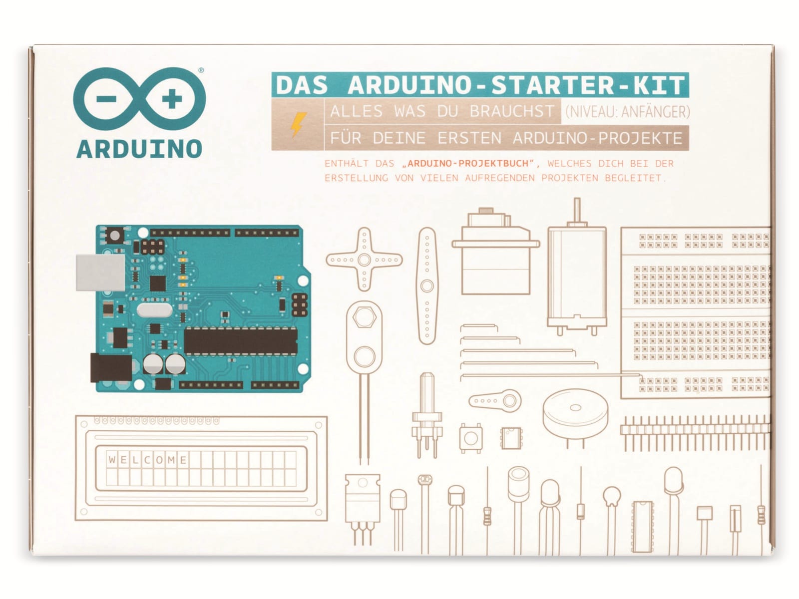 ARDUINO ®, Set Starter Kit German / Deutsch, K040007 