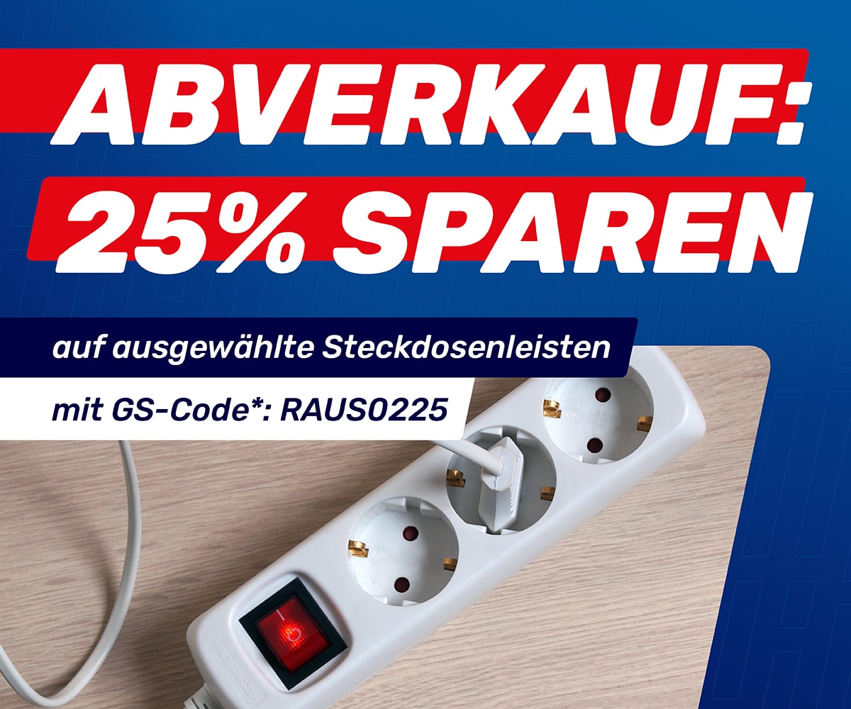 Abverkauf - 25% sparen