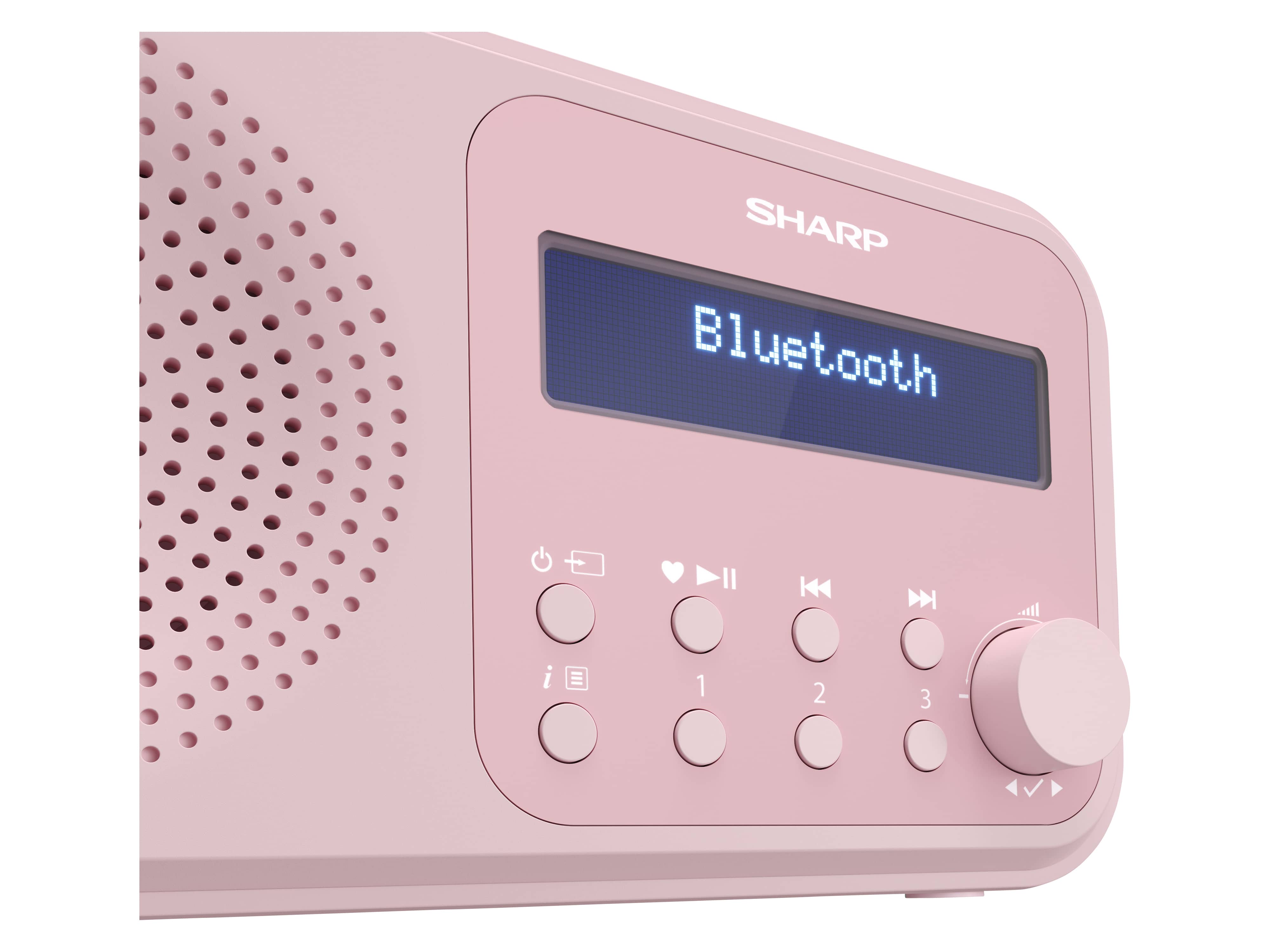 SHARP DAB+/FM Radio DR-P420, USB, Bluetooth, rosa