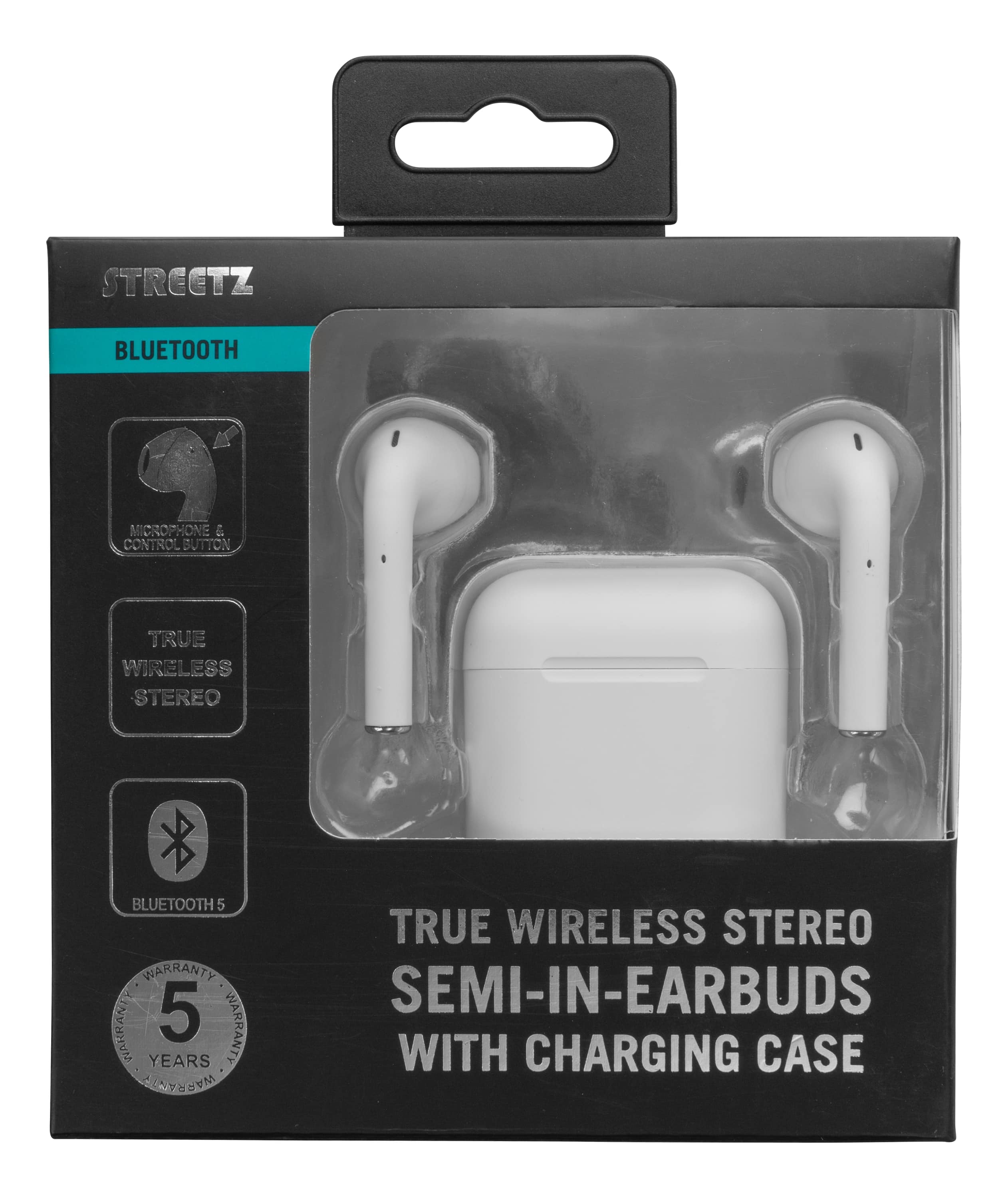 STREETZ In-Ear Ohrhörer TWS-0004, weiß
