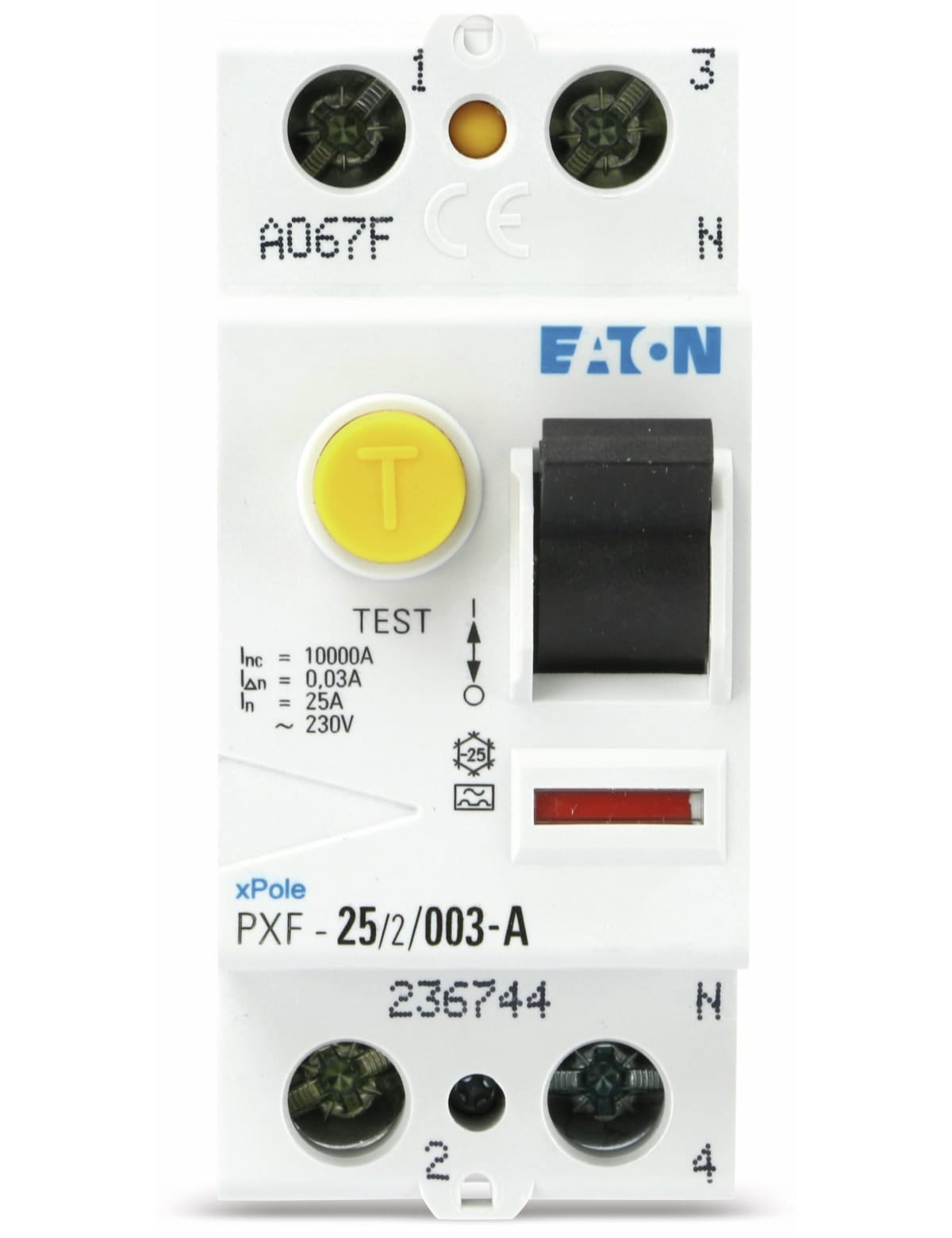EATON Fehlerstrom-Schutzschalter PXF-25/2/003-A, 25/0,03 A