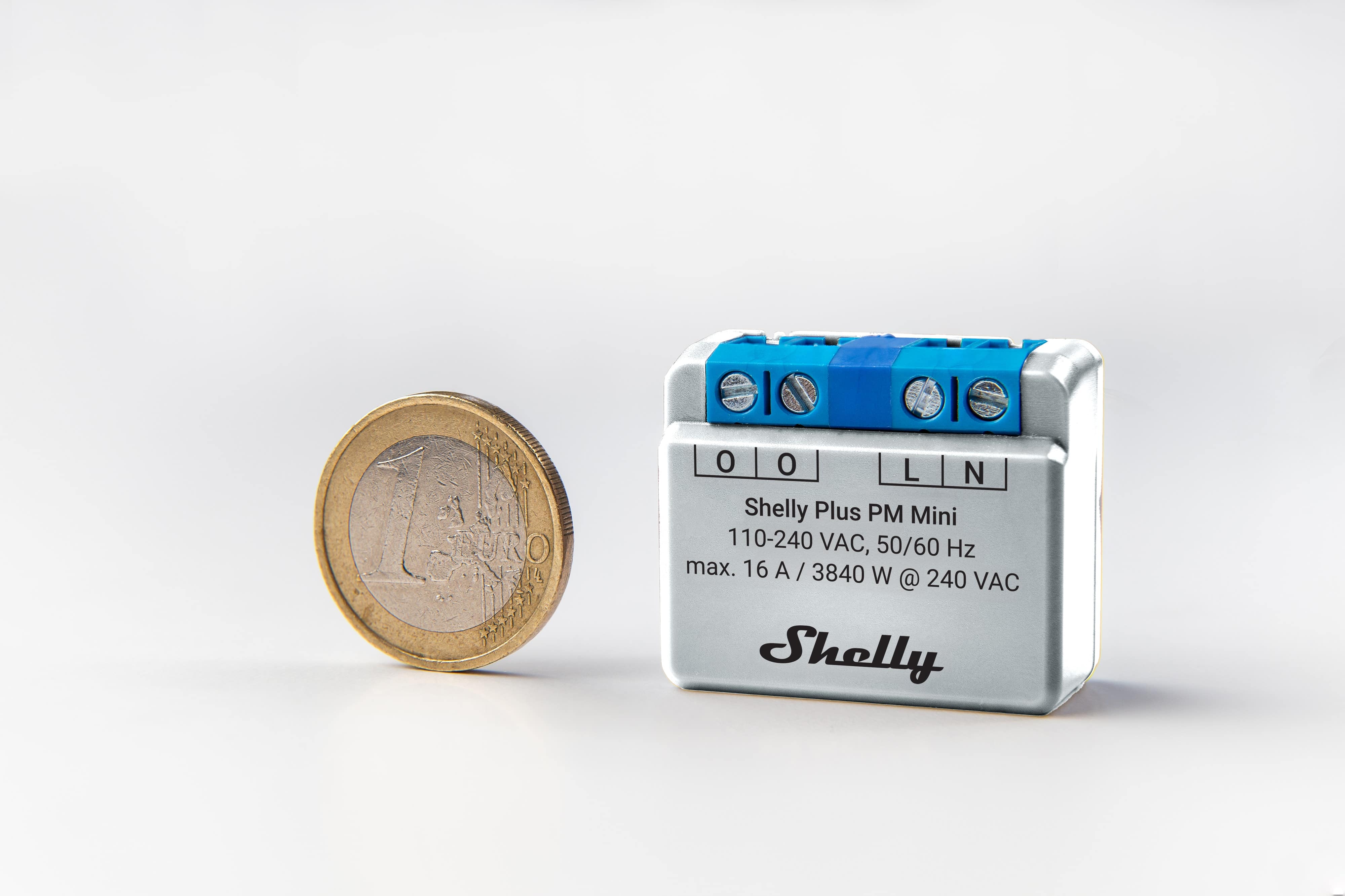 SHELLY WLAN-Energiemesser Plus PM Mini, Bluetooth, Unterputz