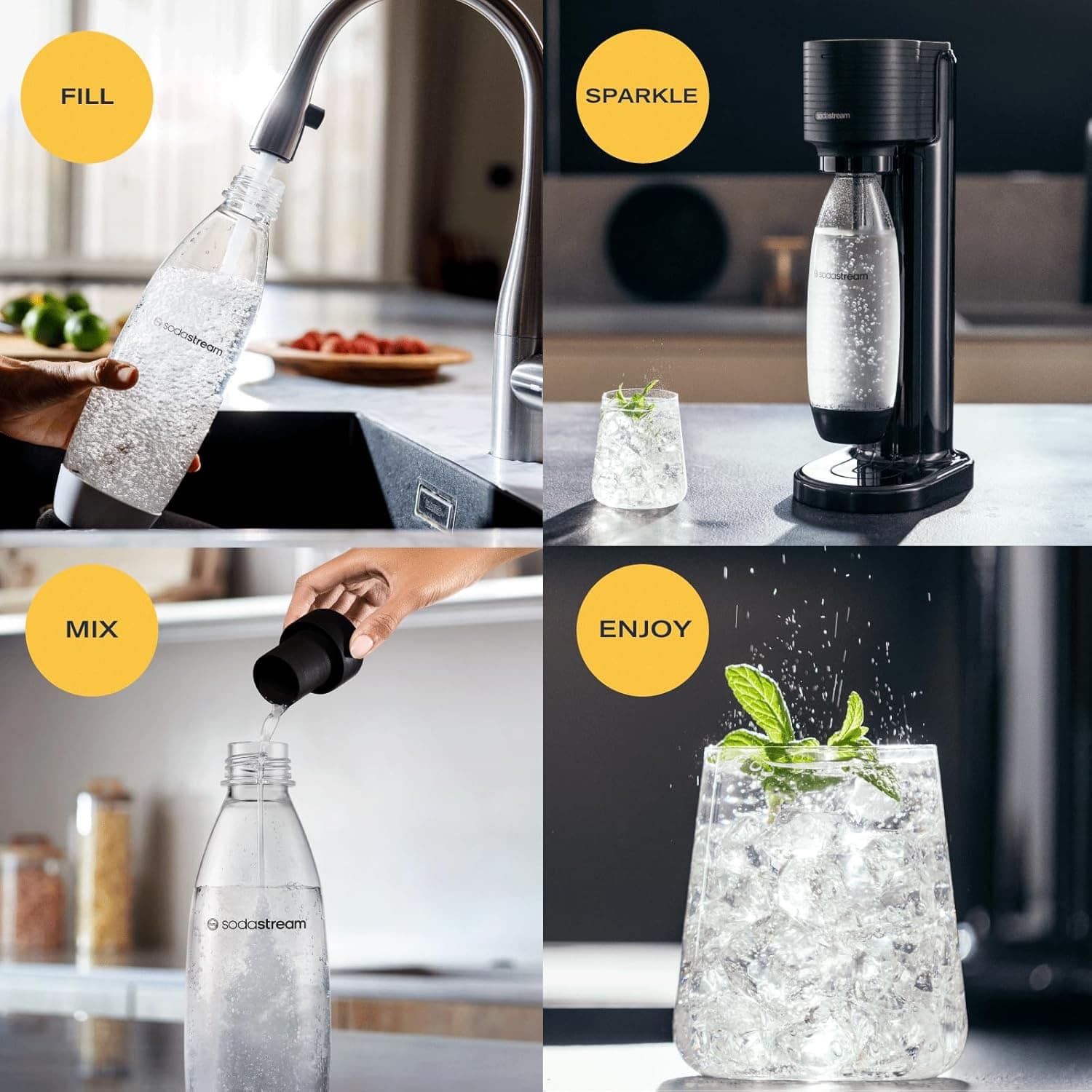 SODASTREAM Wassersprudler Gaia Titan