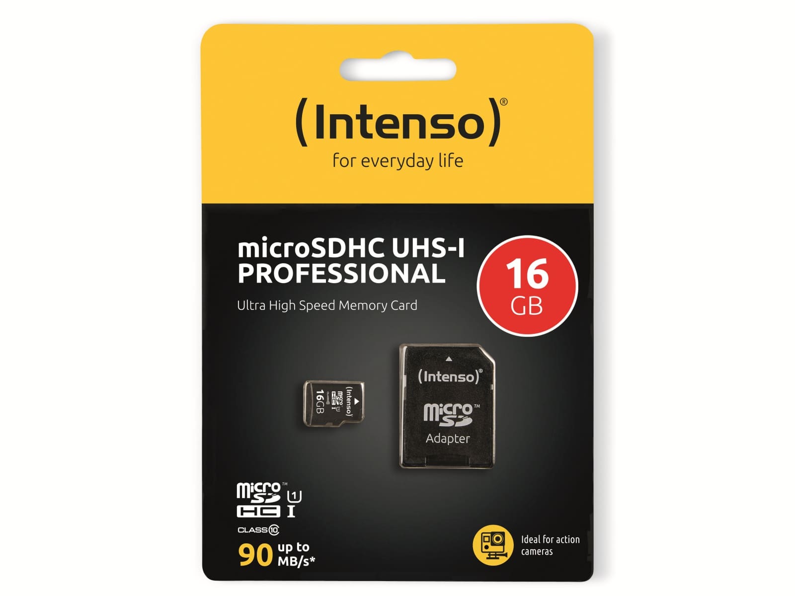 INTENSO microSDHC Card 3433470, 16 GB