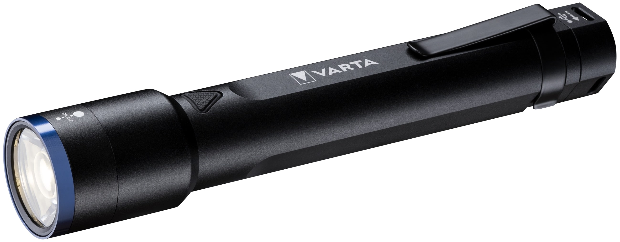 VARTA LED-Taschenlampe Night Cutter F30R, 700 lm, Akku, Powerbank 