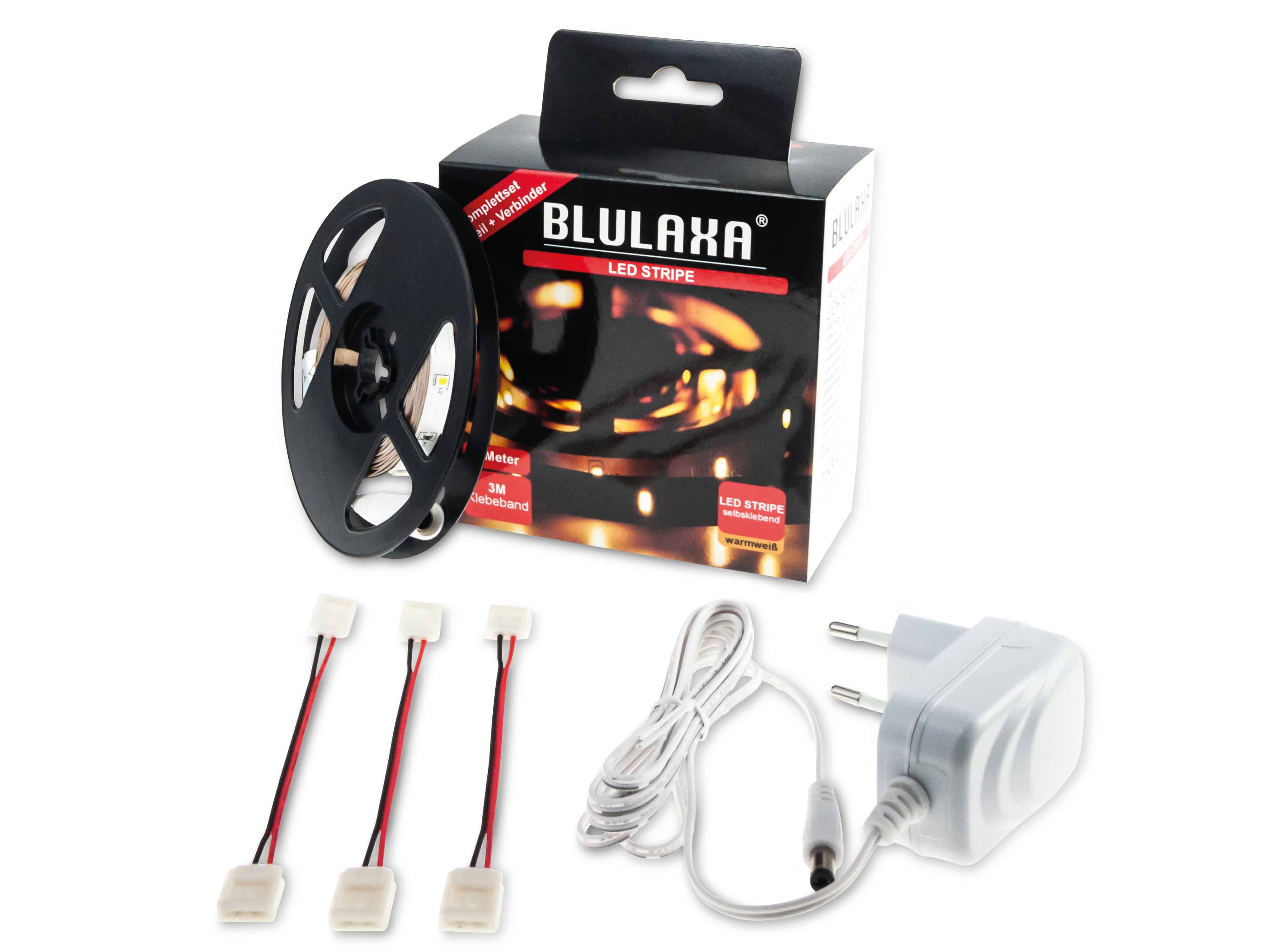 BLULAXA LED-Strip-Set, EEK: F, 9,5W, 700lm, 3000K, 3m
