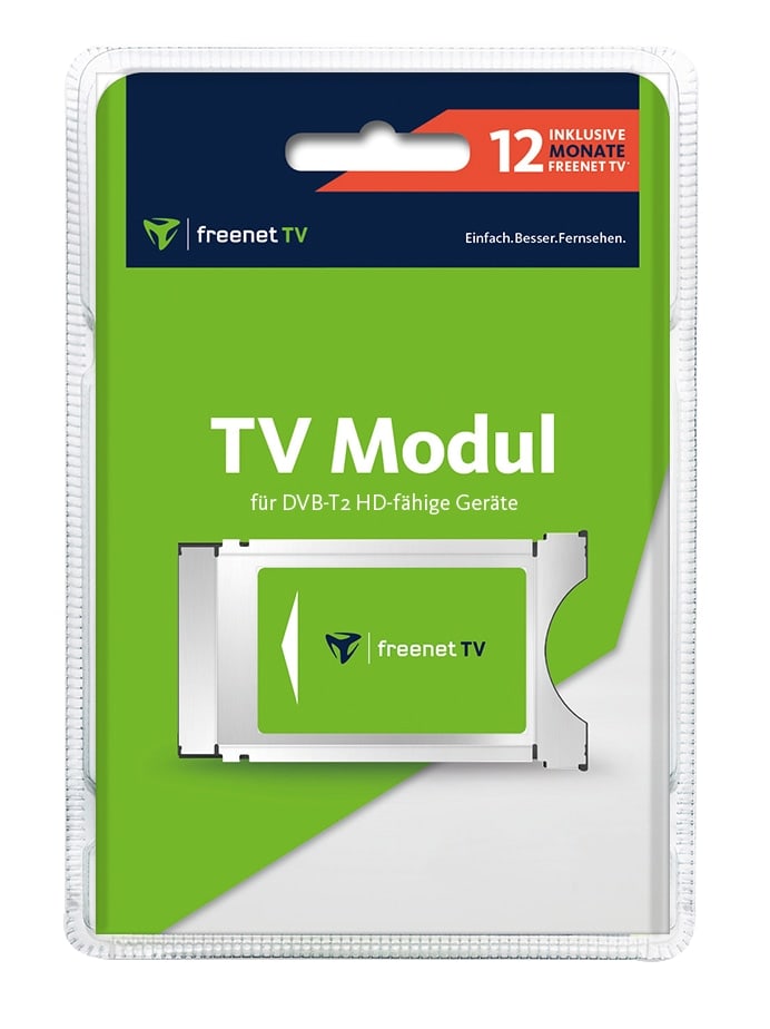 FREENETTV freenet TV CI+ Modul, DVB-T2, 12 Monate