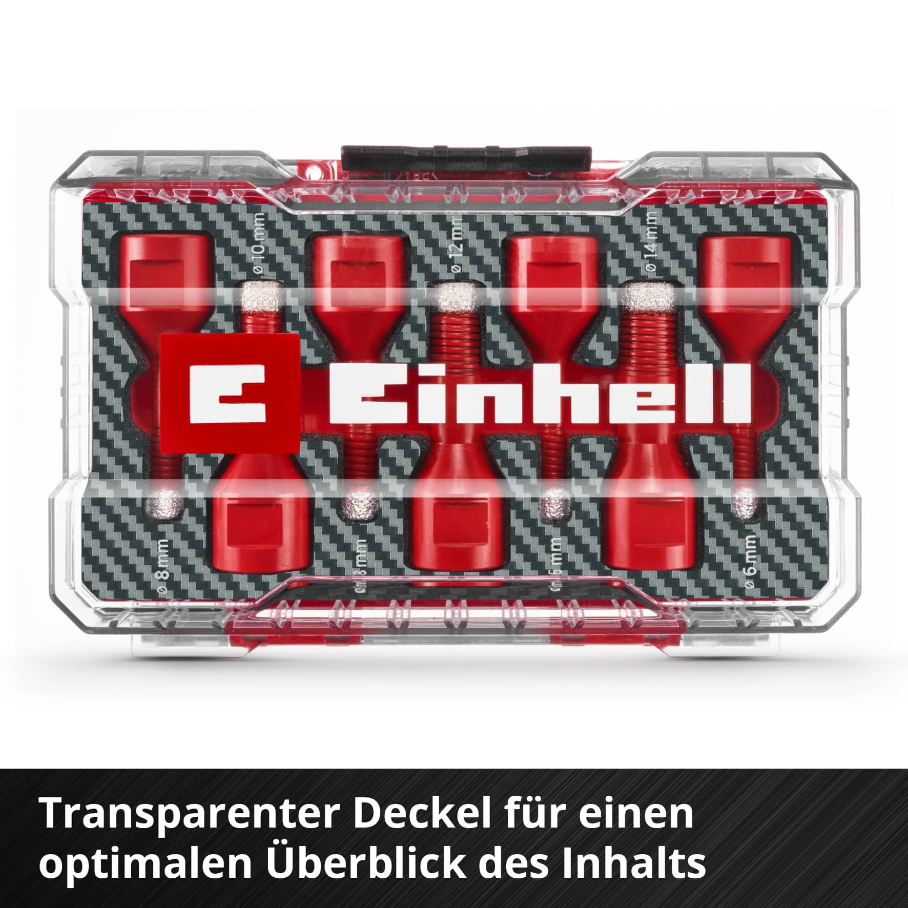 EINHELL Fliesenbohrer-Set, 500400, M-Case, 7-teilig