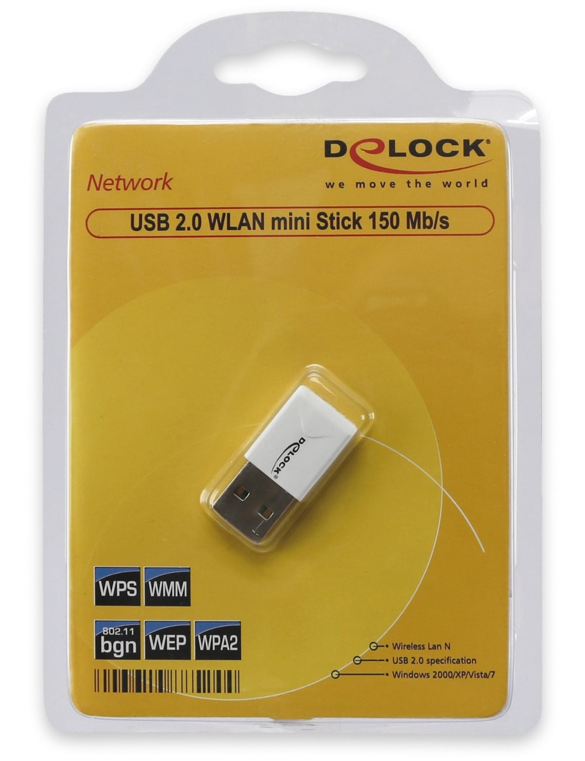DeLOCK WLAN USB-Stick, 150Mb/s