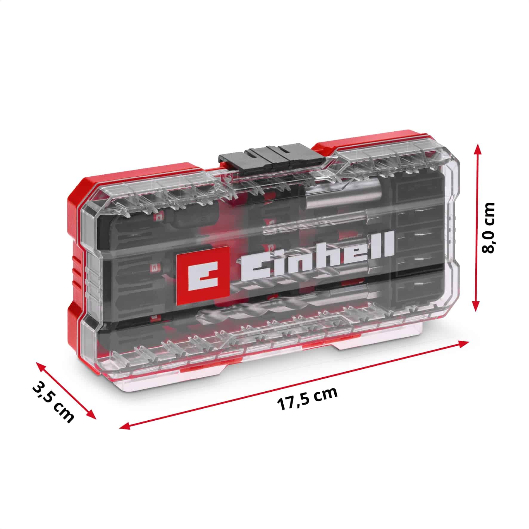 EINHELL Steckschlüssel-Bit-Set, 108709, S-Case, 18-teilig