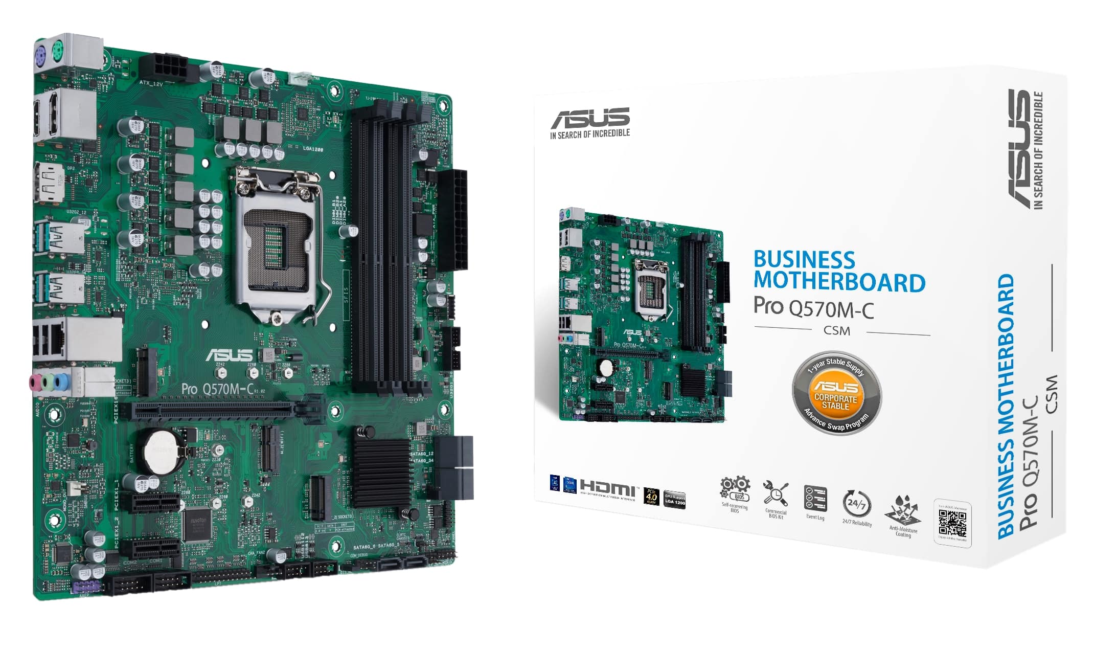 Asus Mainboard Pro Q570M-C/CSM