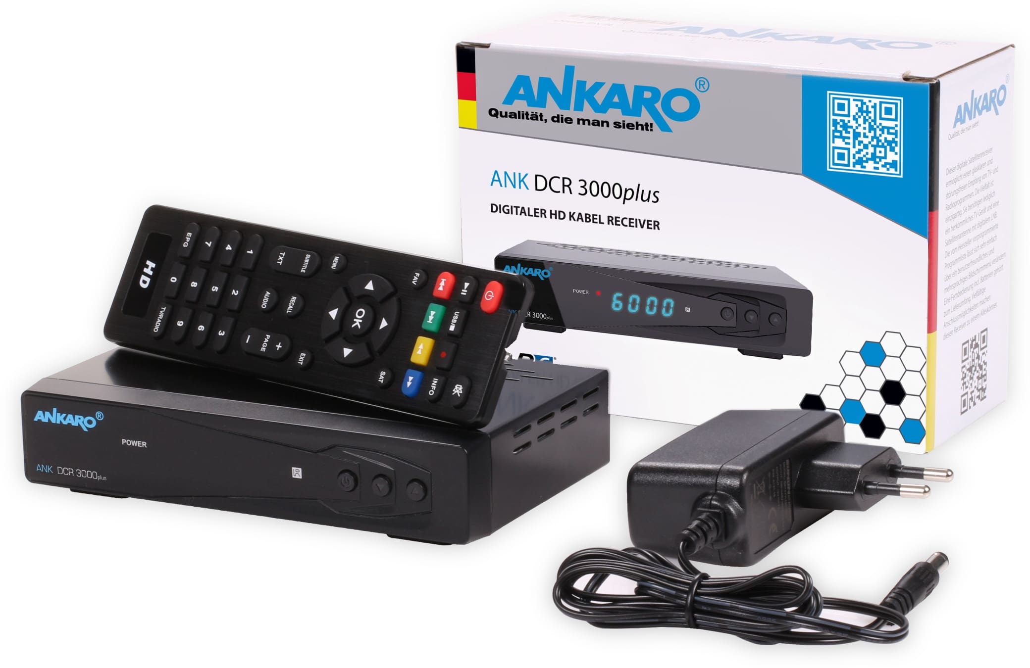 ANKARO DVB-C HDTV-Receiver DCR 3000plus