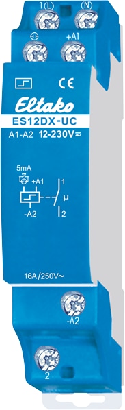 ELTAKO Stromstoßschalter ES12DX-UC, 1S