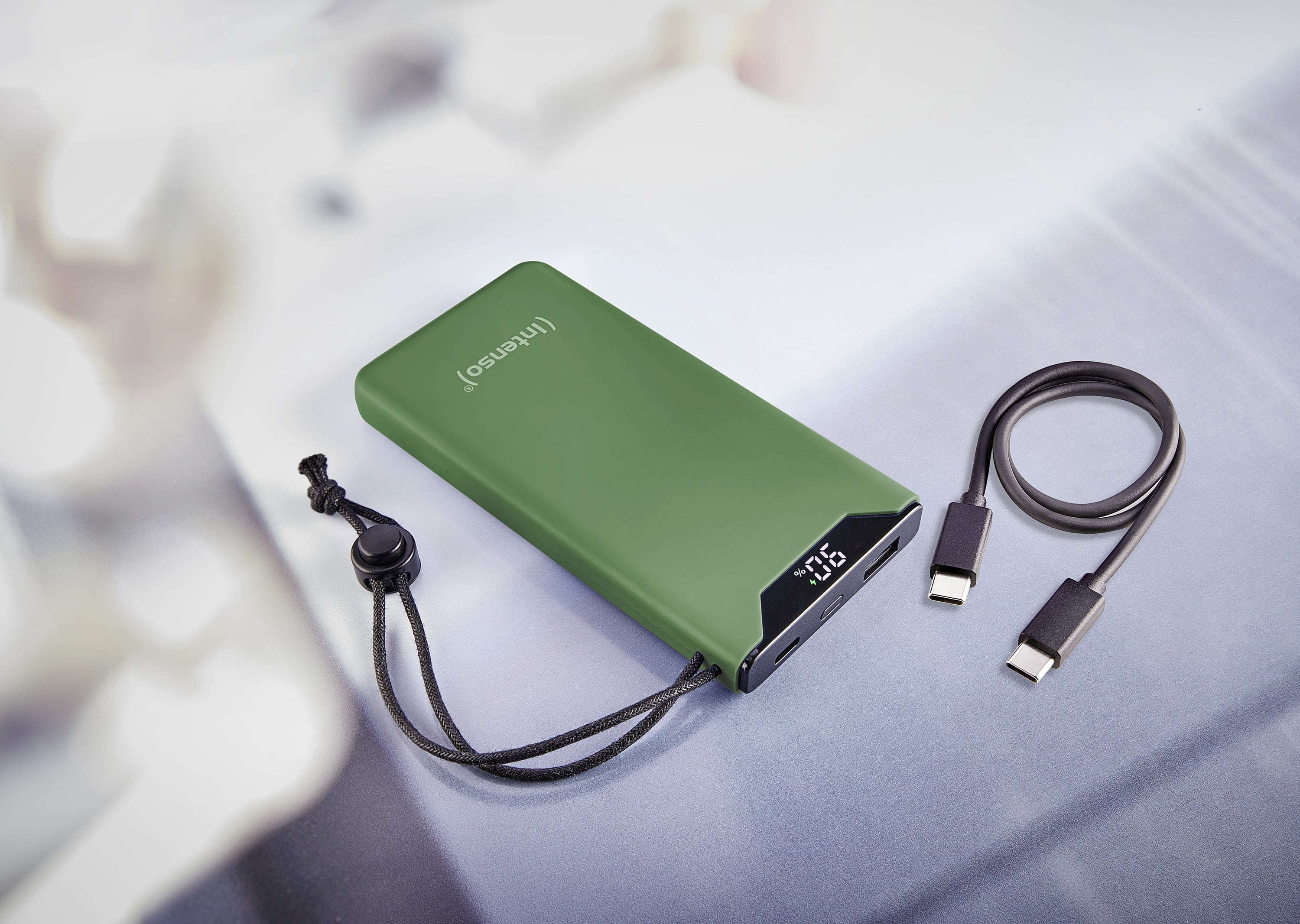 INTENSO USB Powerbank 7332037, F10000, 10.000mAh, 20 W, grün