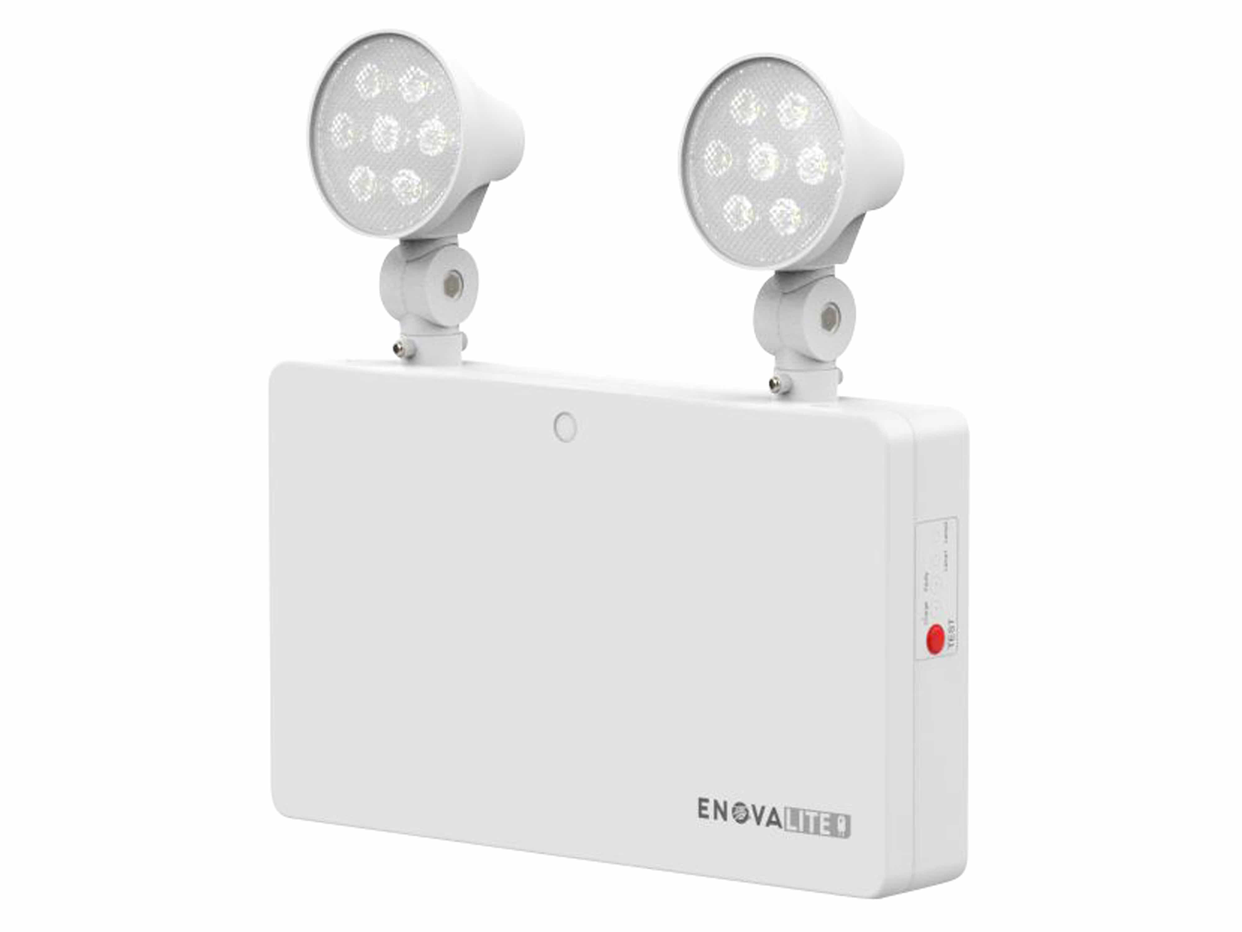 ENOVALITE LED-Fluchtwegleuchte, 3 W, Twin-Spot, Wandmontage