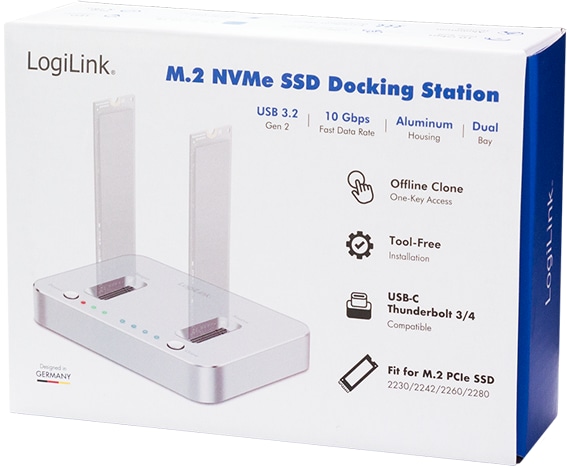 LOGILINK Dockingstation QP0033 Offline-Clone USB3.2