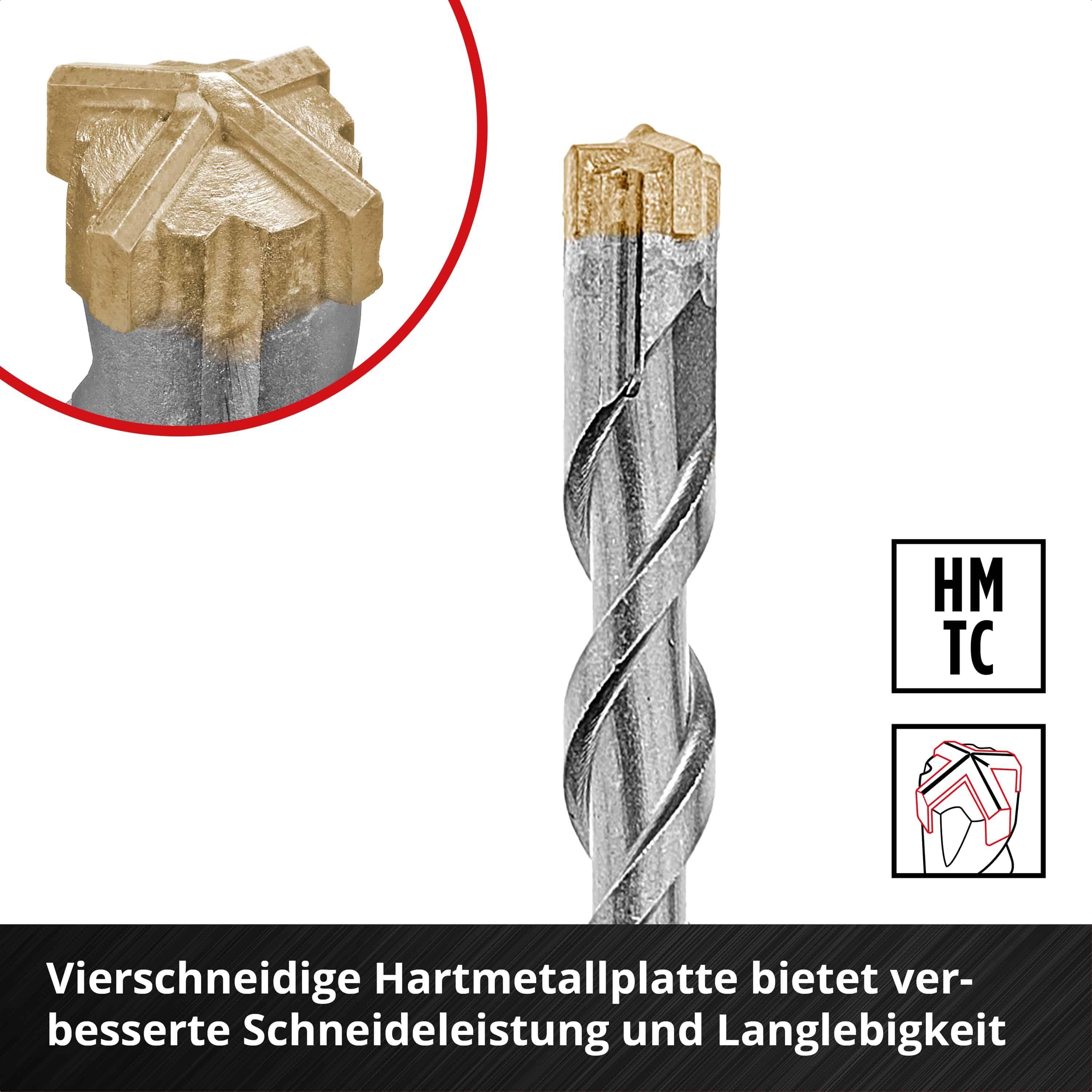 KWB SDS-Plus Hammerbohrer-Set, 268493, 110 mm + 160 mm, 7-teilig