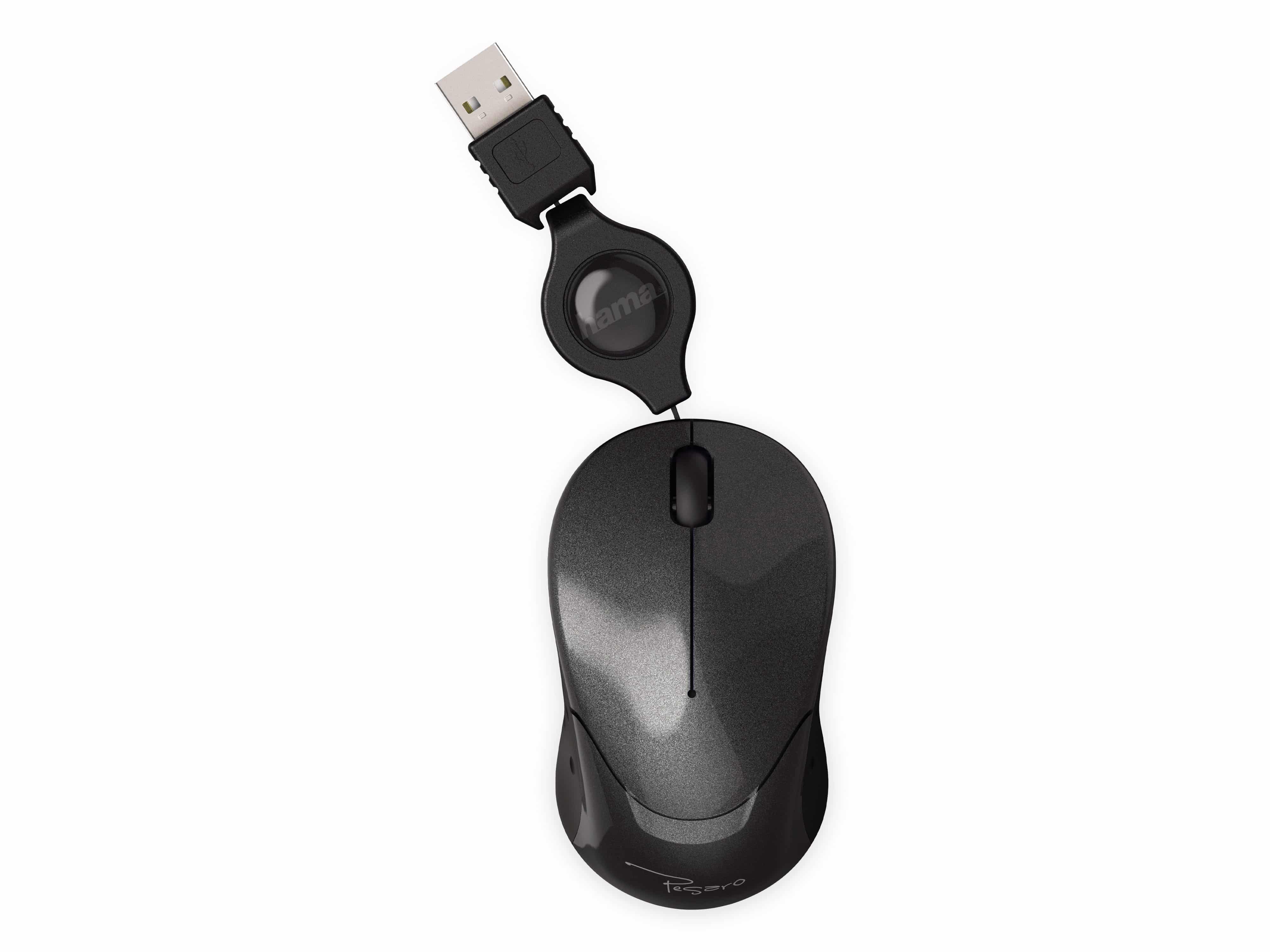 HAMA USB-Maus PESARO, anthrazit 