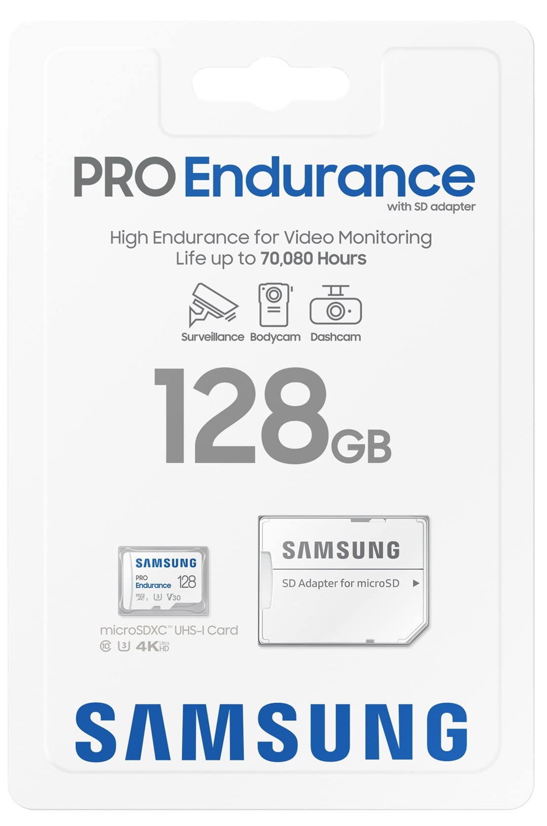 SAMSUNG MicroSDXC-Speicherkarte PRO Endurance (2022) 128GB inkl. Adapter