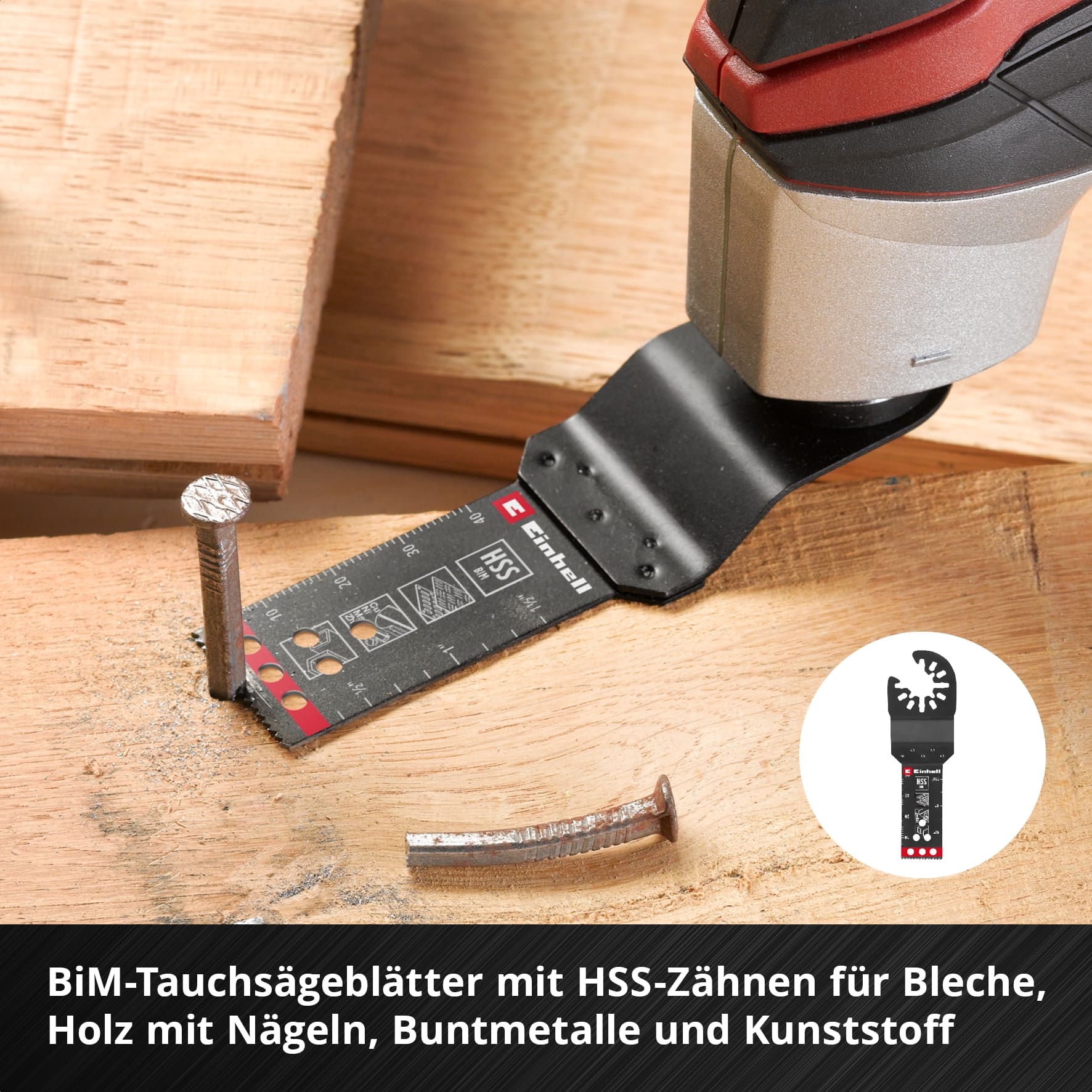 EINHELL Multitool-Set, 708135, XL-PLUS-Case, 35-teilig