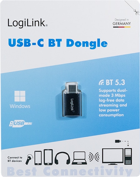 LOGILINK Bluetooth-Adapter BT0048A V5.3 USB-C