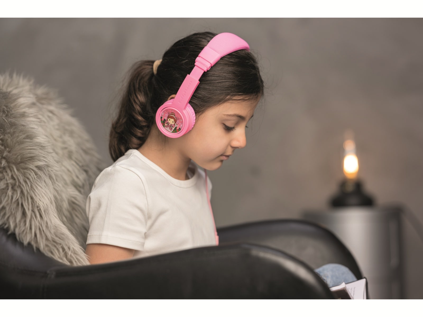 ONANOFF On-Ear Kopfhörer BuddyPhones Explore+, für Kinder, pink 