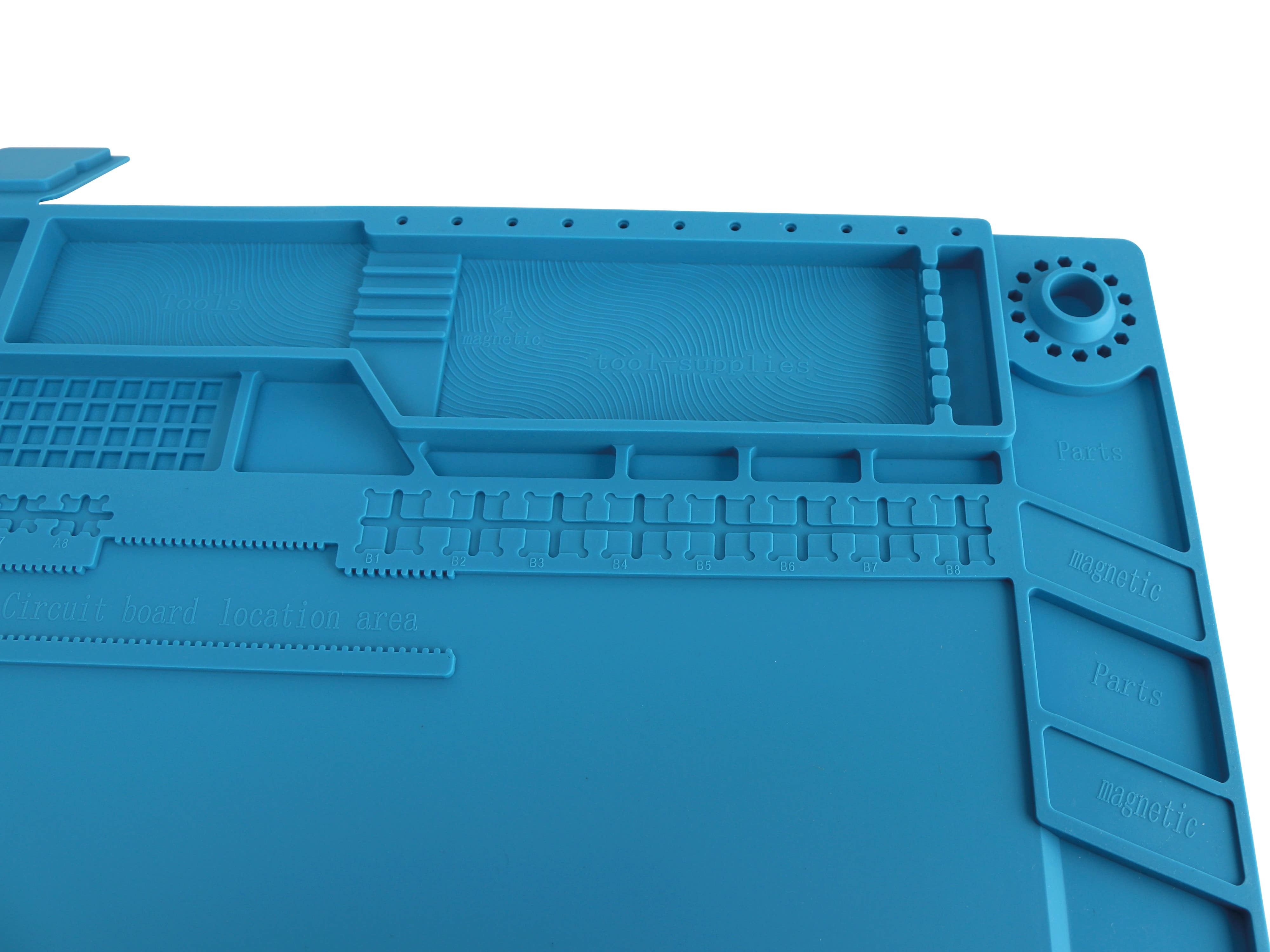 DAYTOOLS Silikon-Lötmatte S-160C, 45x30 cm, blau