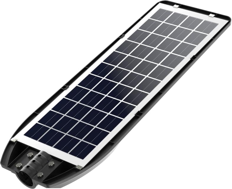 LUXULA Solar LED-Straßenleuchte, 100 W, 1200 lm, 6500 K, mit PIR Sensor