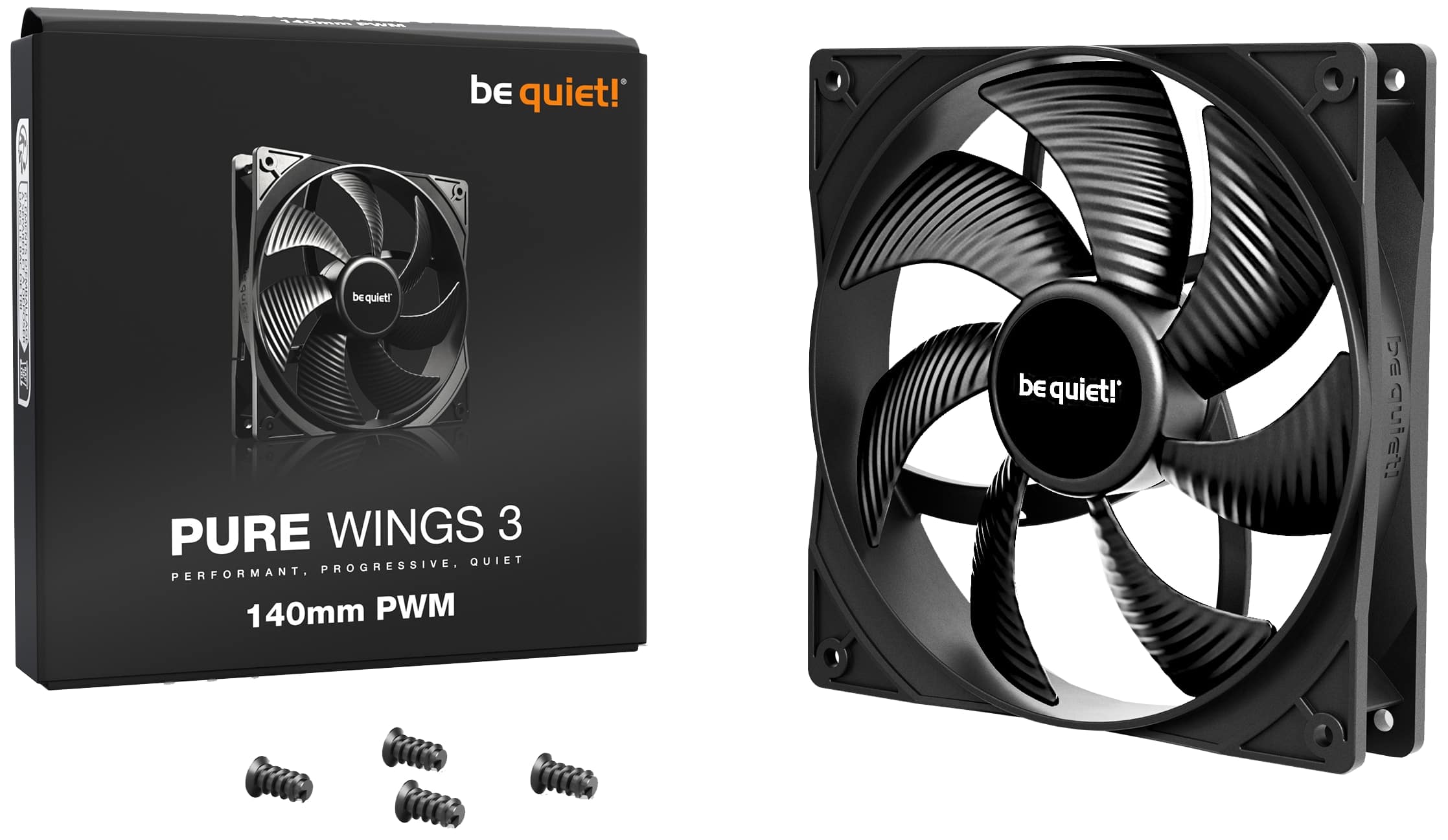 BE QUIET! Lüfter Pure Wings 3 PWM 140mm