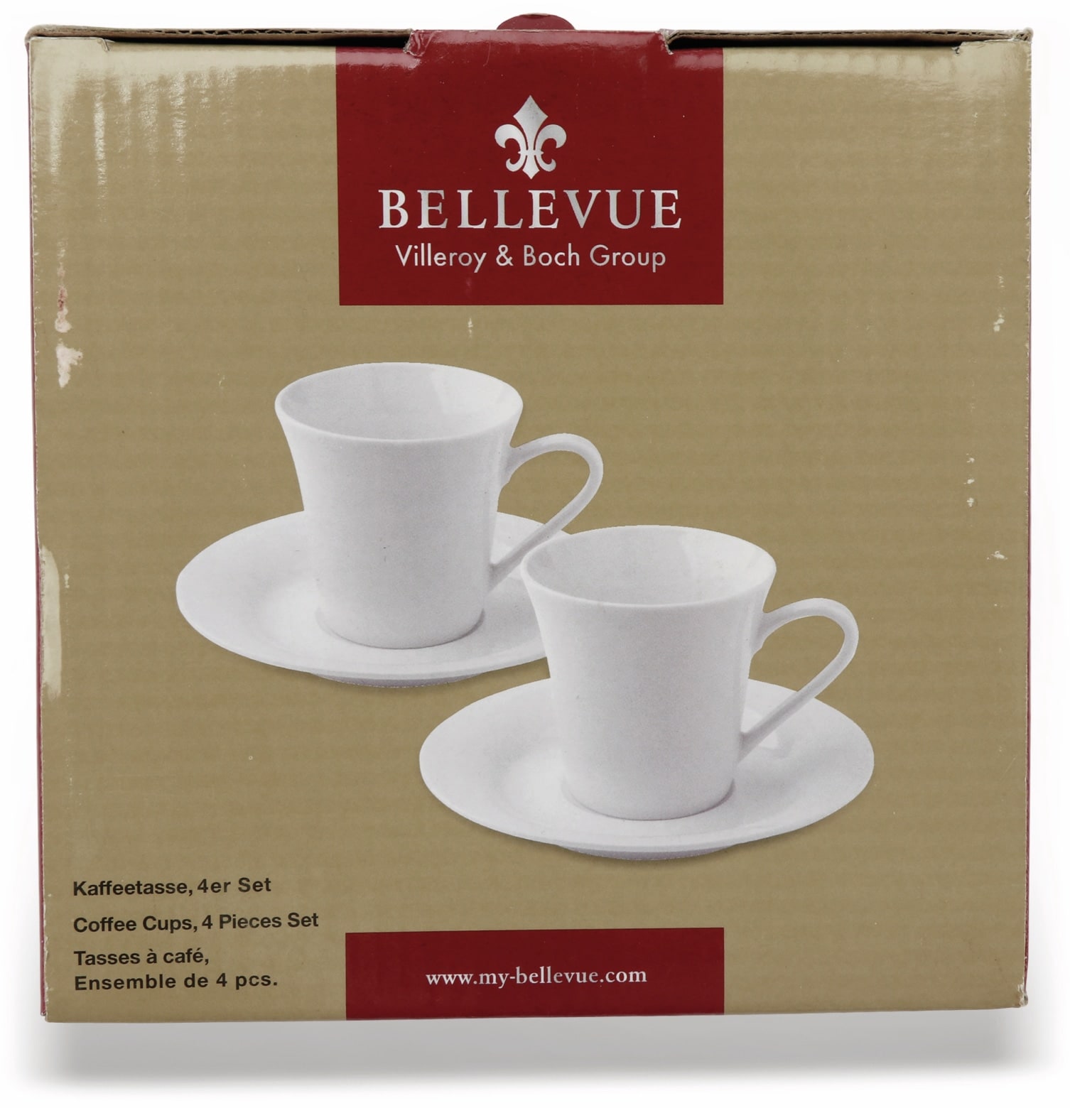 BELLEVUE Kaffeetassen Set 4 tlg. Villeroy & Boch Group