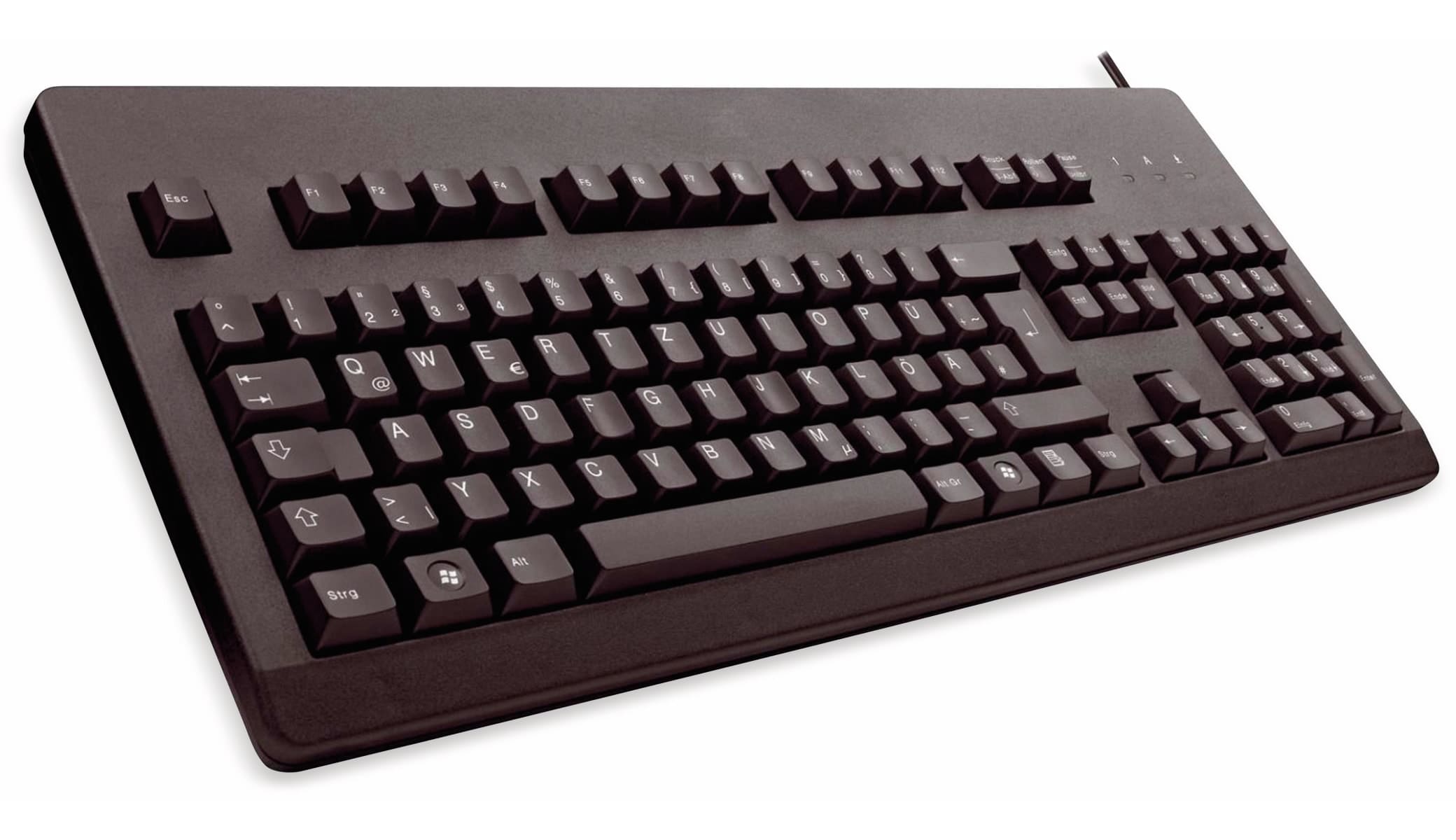 CHERRY USB-Tastatur G80-3000, mechanisch, Klick-Druckpunkt, schwarz