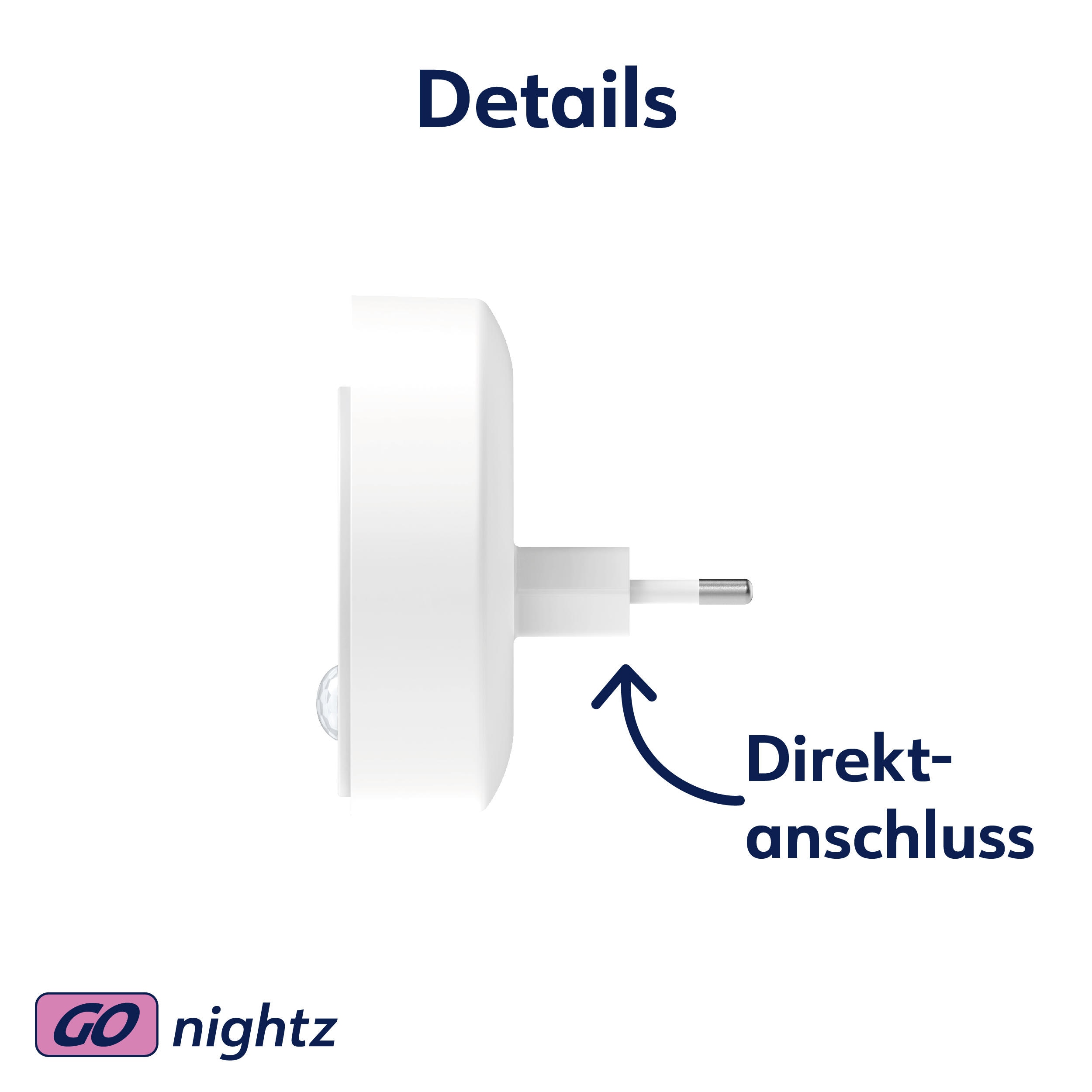 MÜLLER-LICHT LED-Orientierungslicht Nubis, 27700059, mit Sensor u. USB