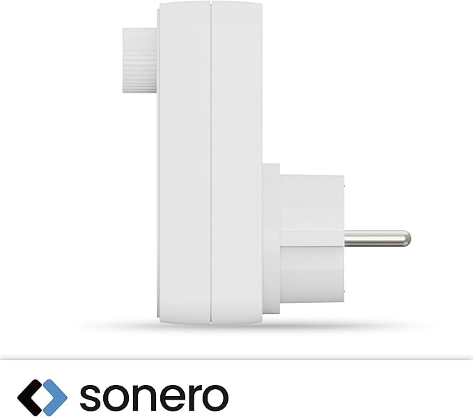 SONERO Steckdosendimmer X-PSD001, mit Drehregler, weiß