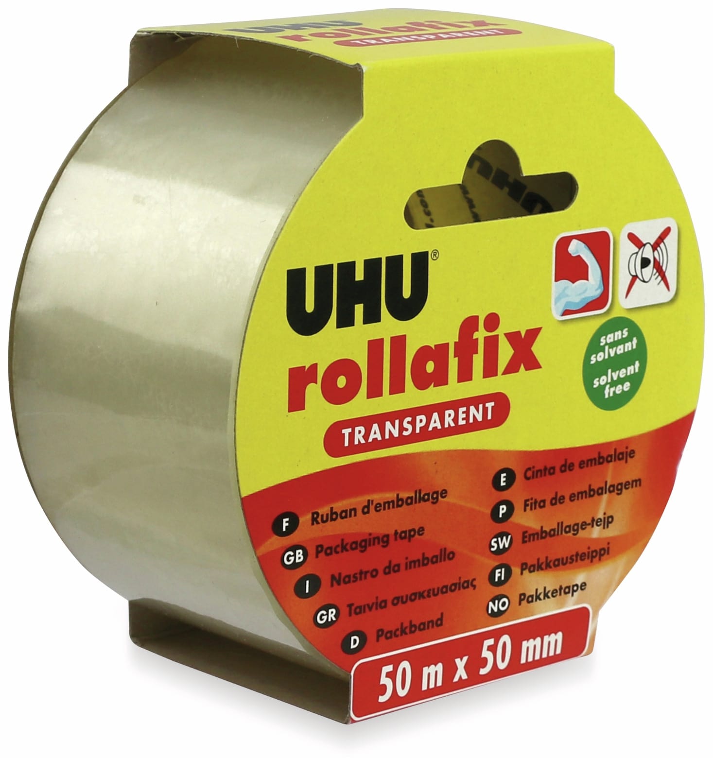 UHU Klebeband,transp., 50m x 50mm