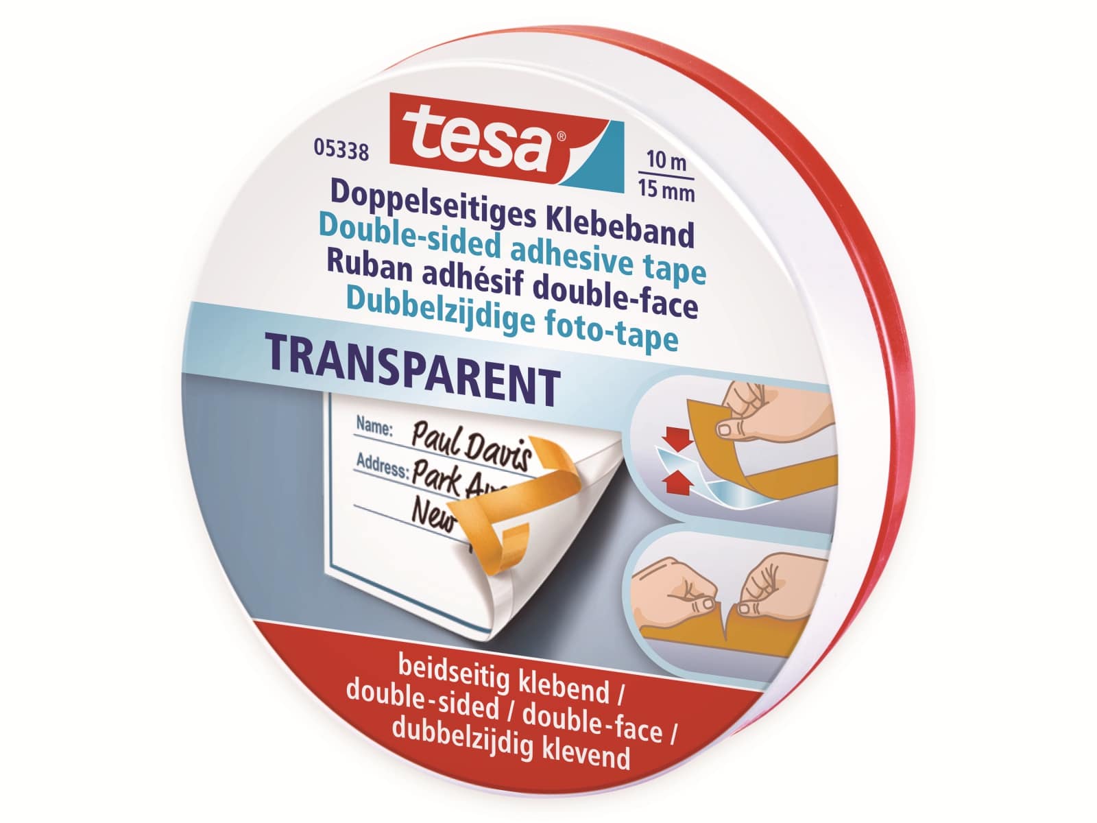 TESA ® Doppelband, 10m:15mm, 05338-00000-01