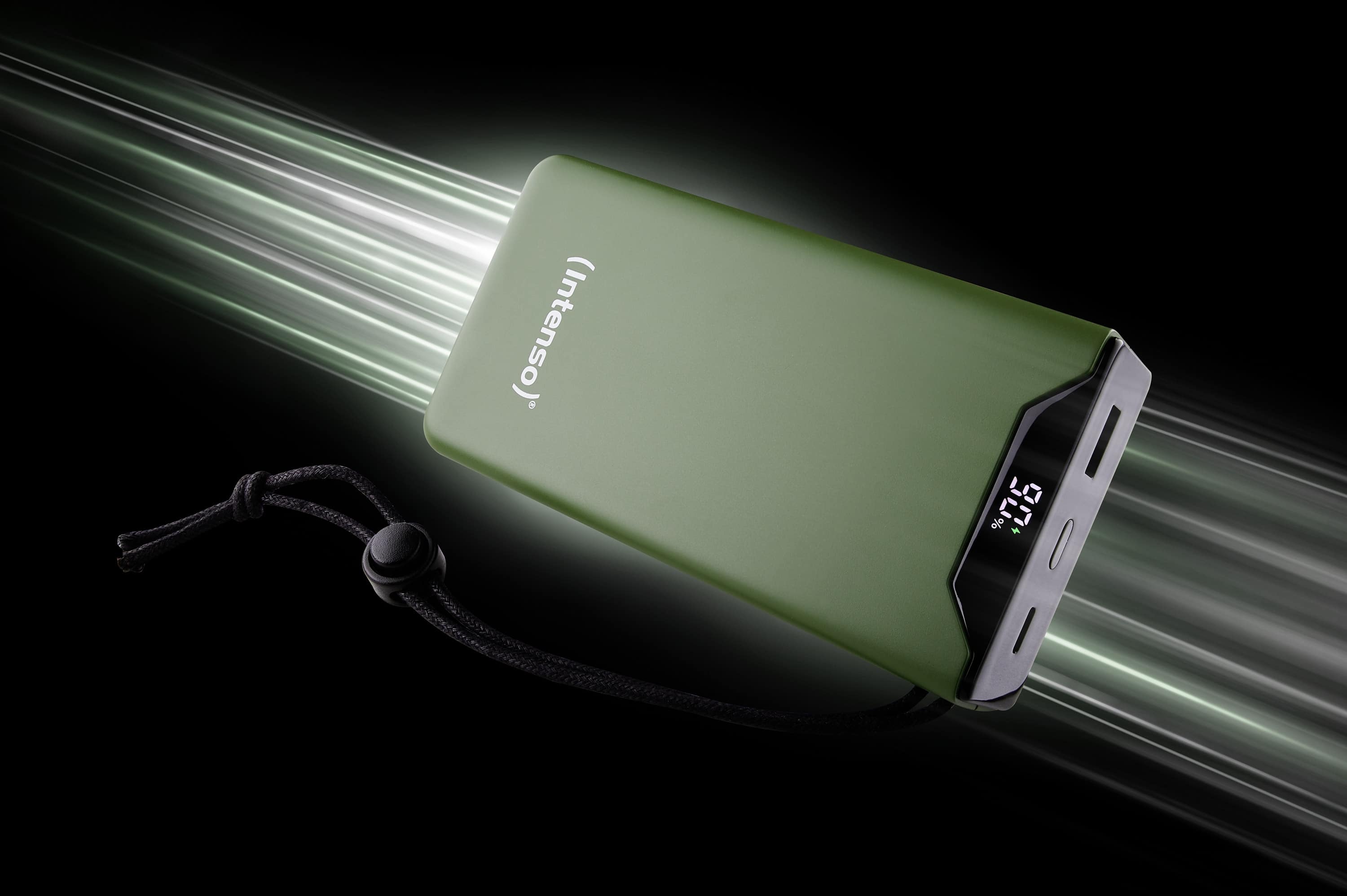 INTENSO USB Powerbank 7332057, F20000, 20.000mAh, 20 W, grün