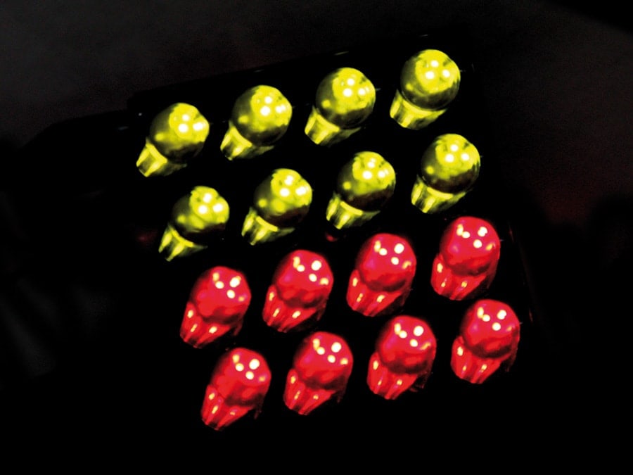 LED-Matrix OPTO-14431EG, rot/grün, 4x4