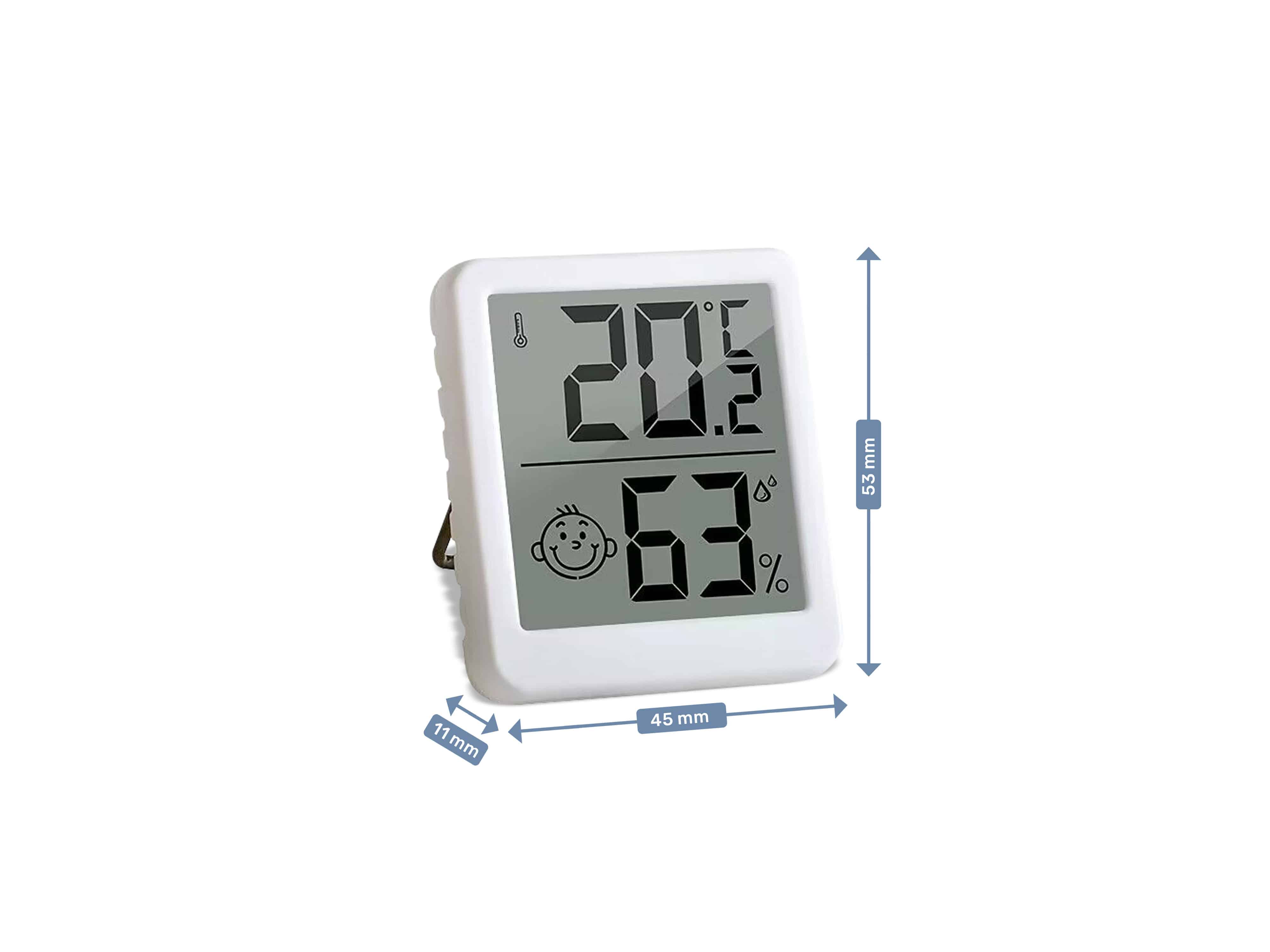 DAYHOME Digitales Thermo-Hygrometer TH-10, 3 Stück